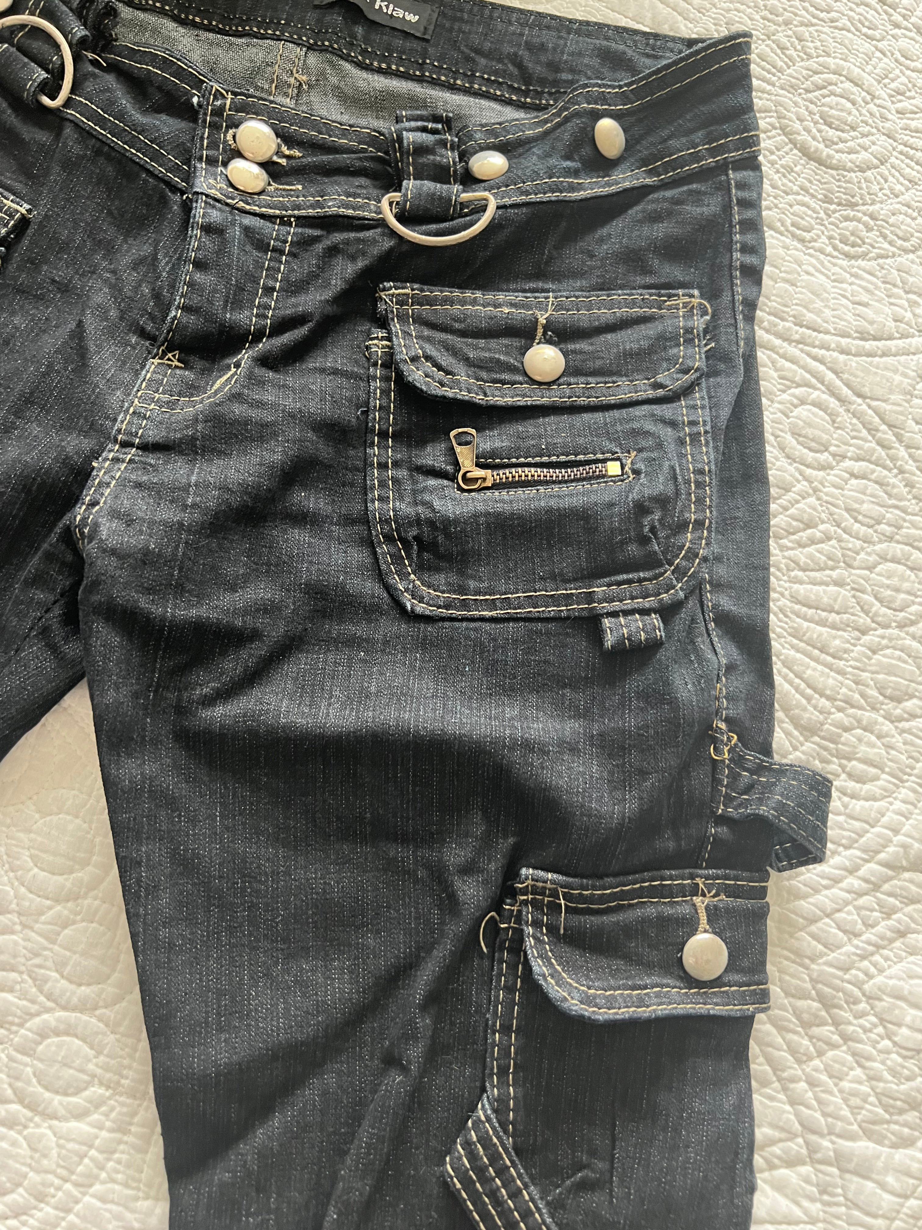 Demin capri trousers