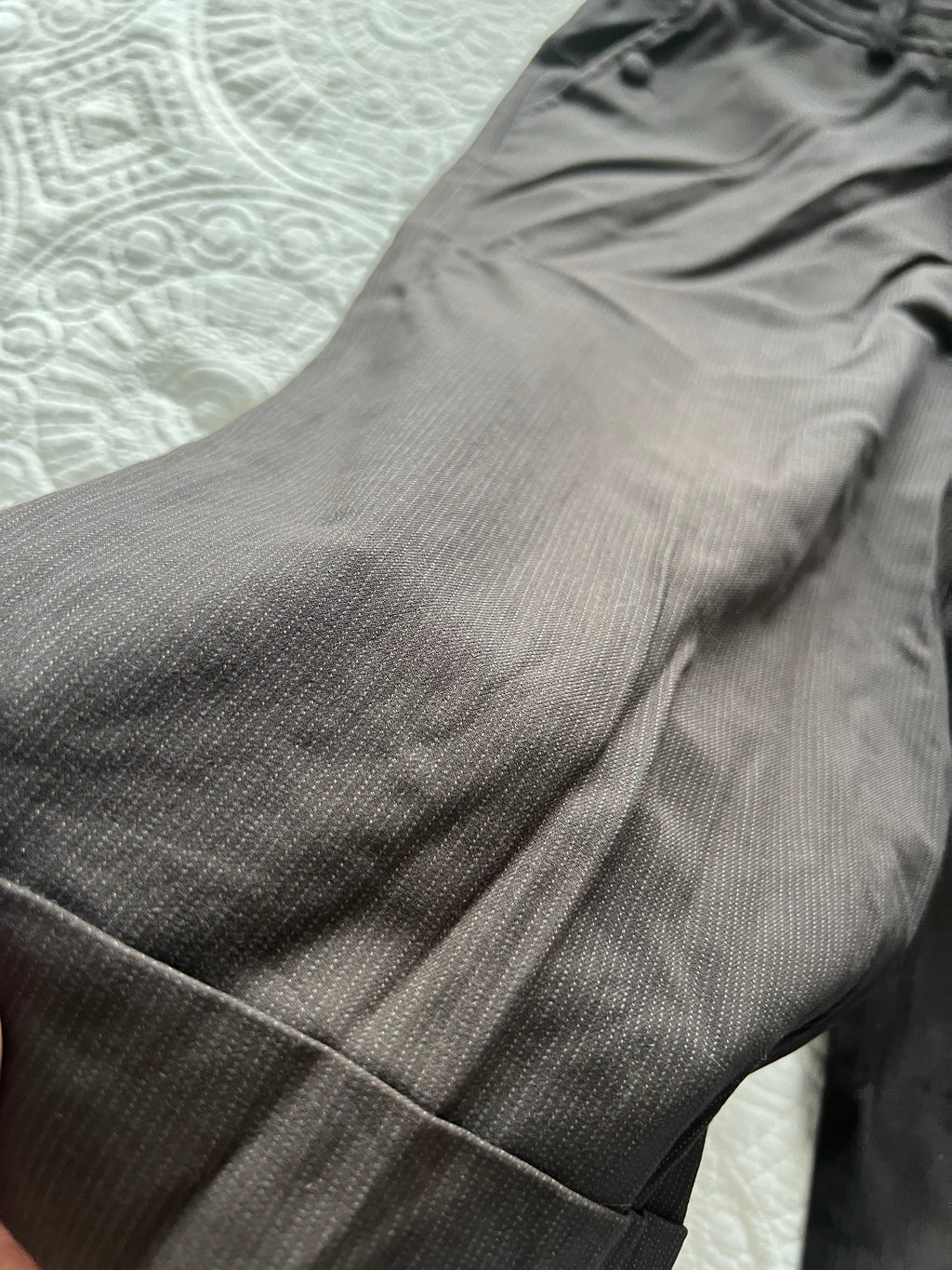 Brown 1/4 length shorts