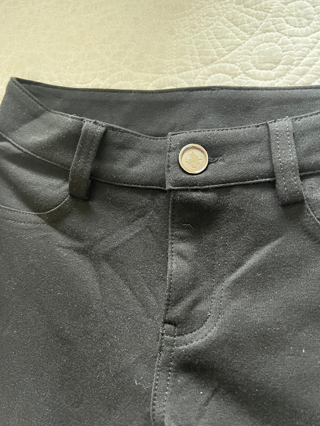 Black skinny trousers