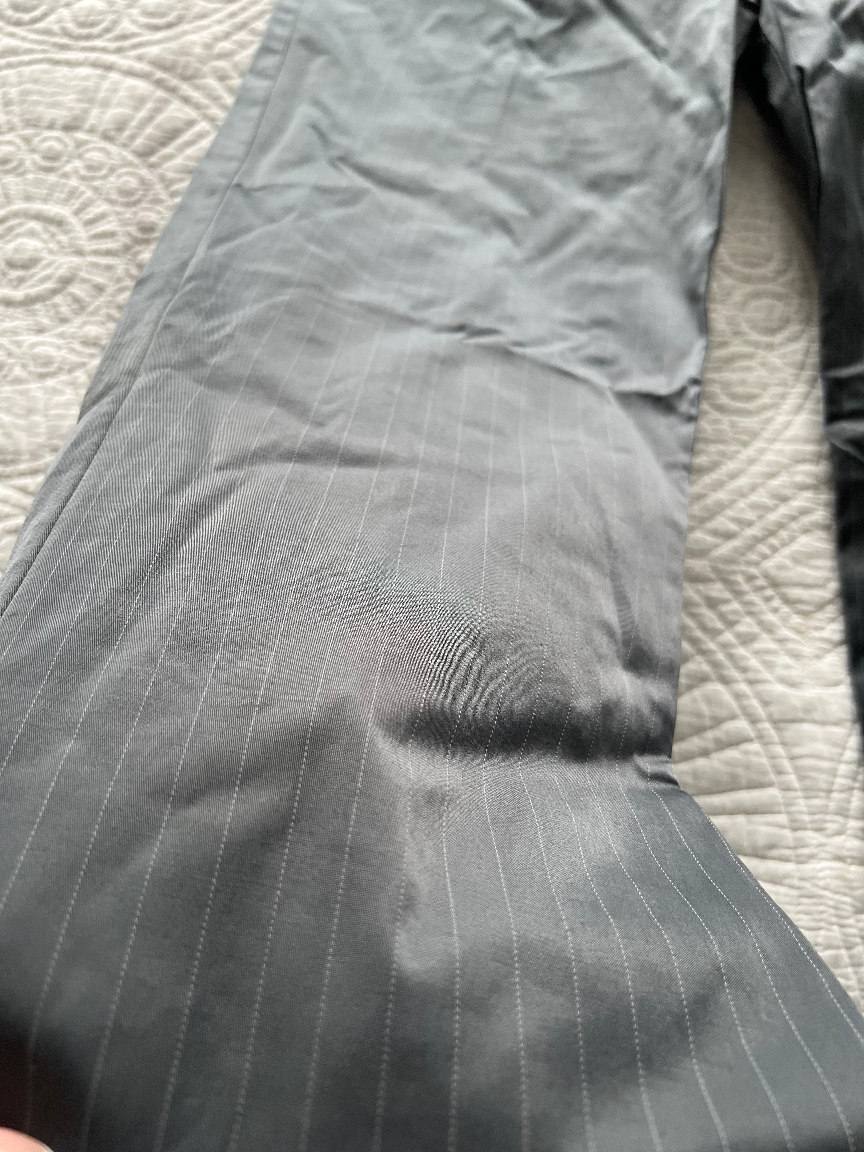 Grey stripped trousers