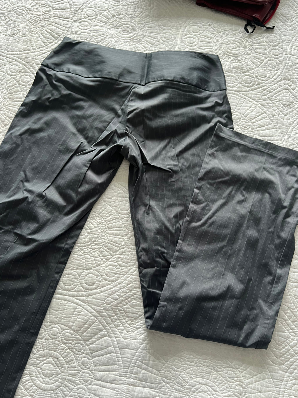Grey stripped trousers