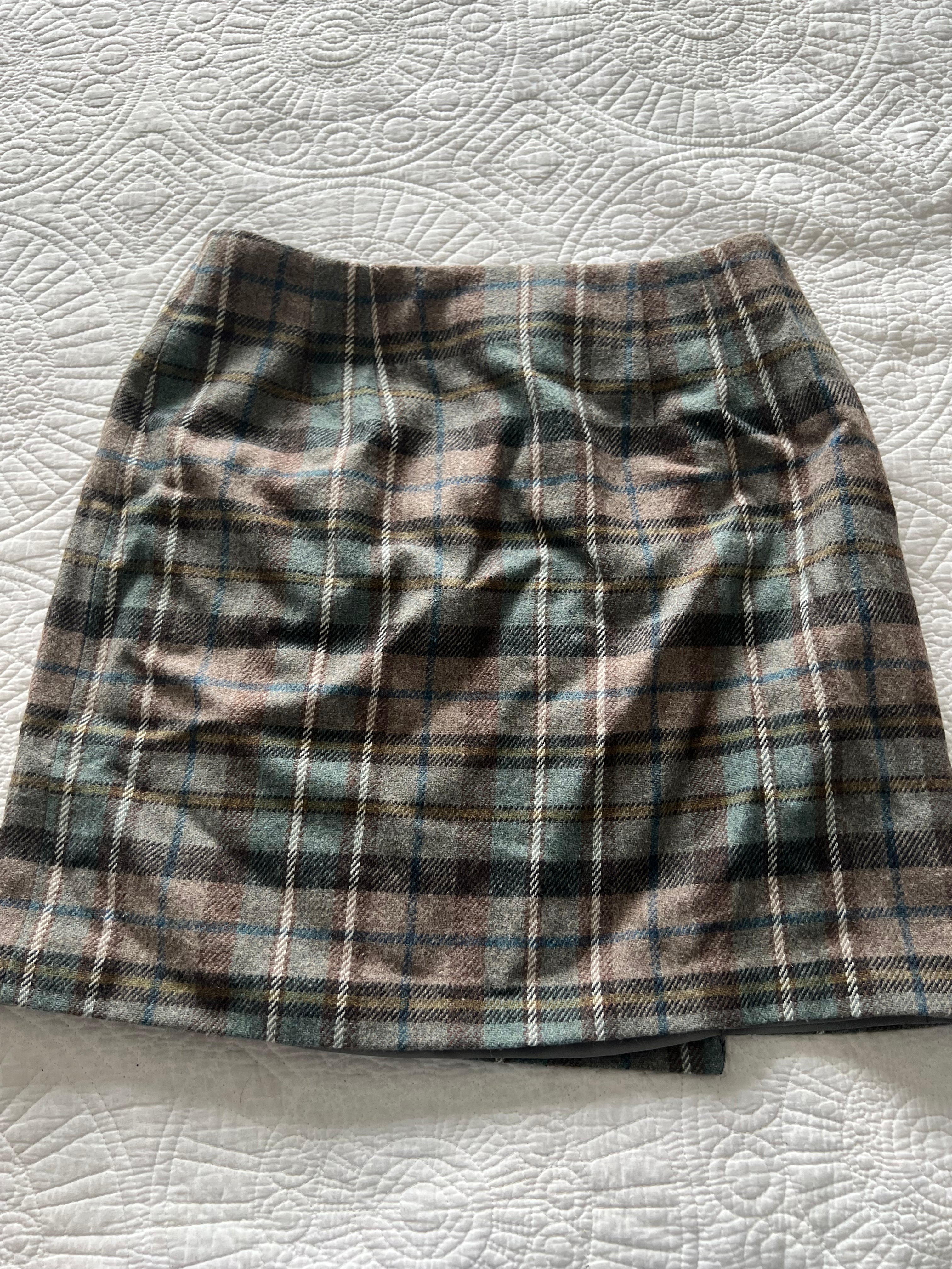 Checkered skirt