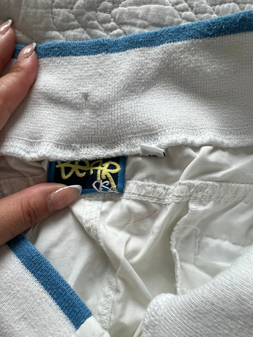 White trousers