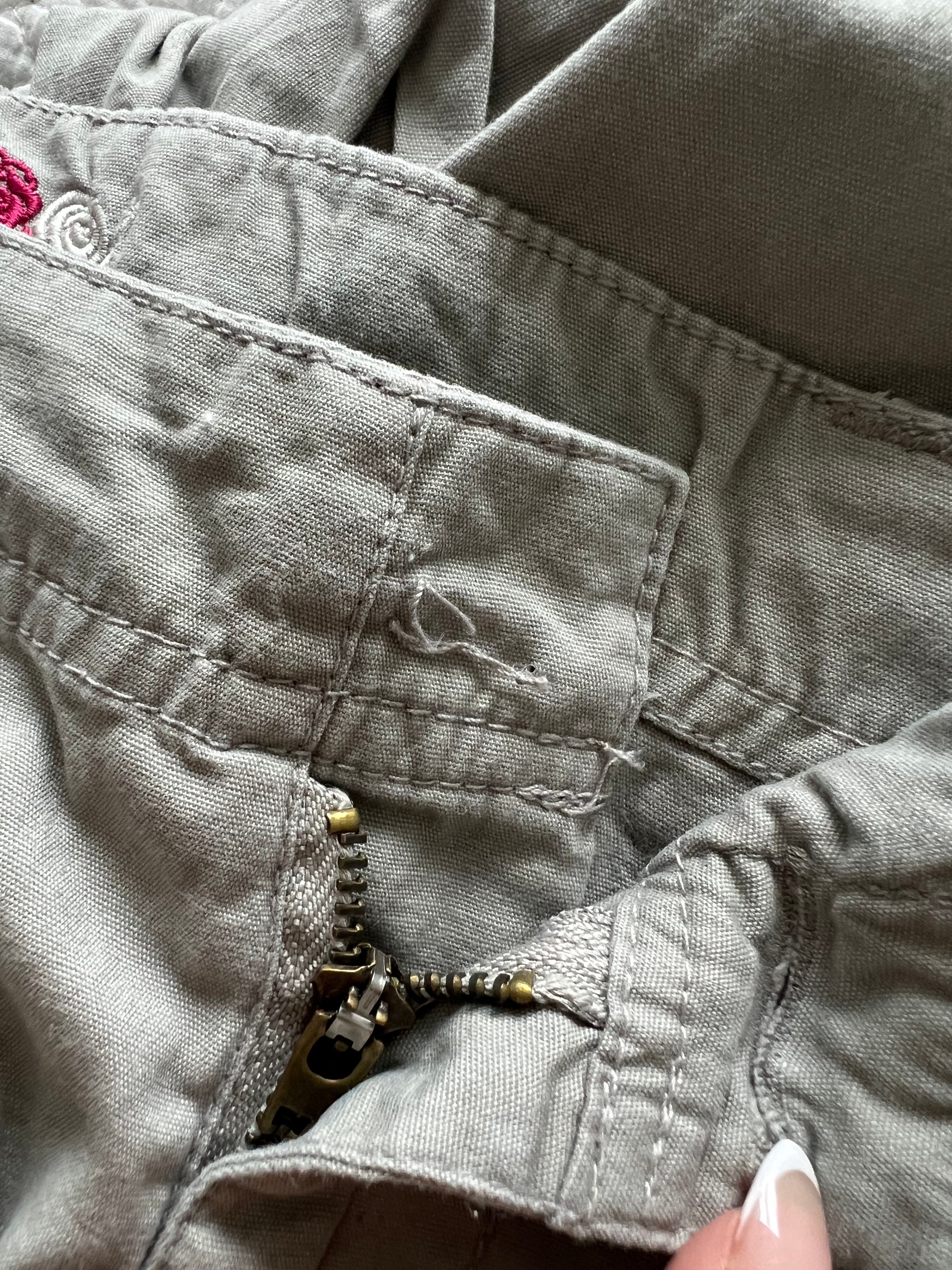 Grey Golddigga cargo trousers
