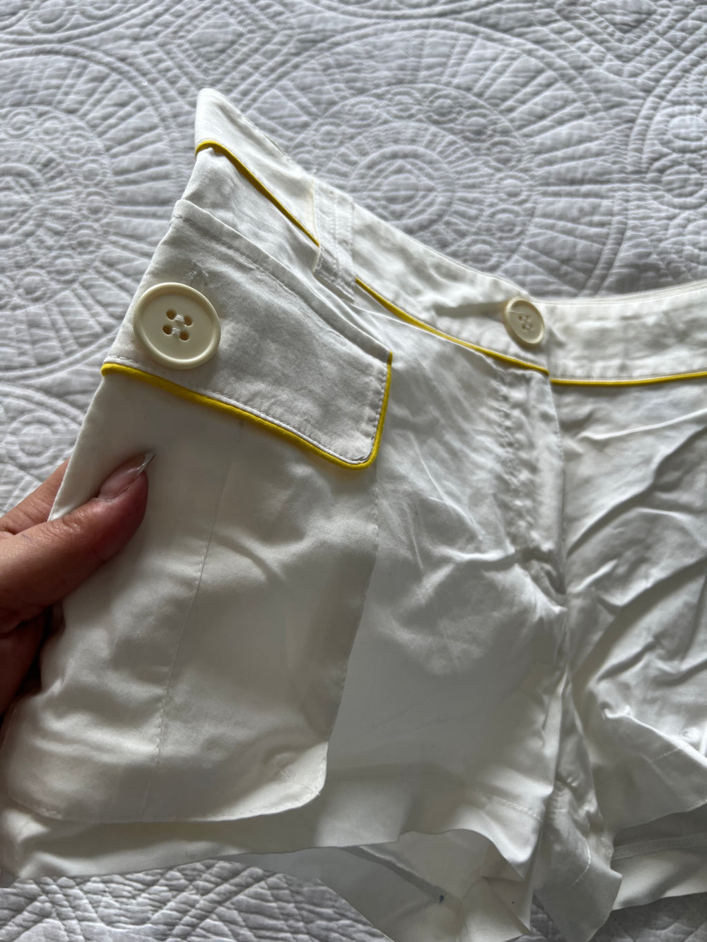 White shorts