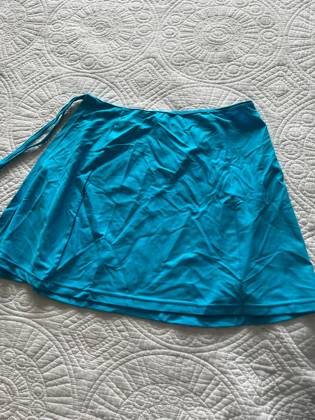 Blue mini skirt