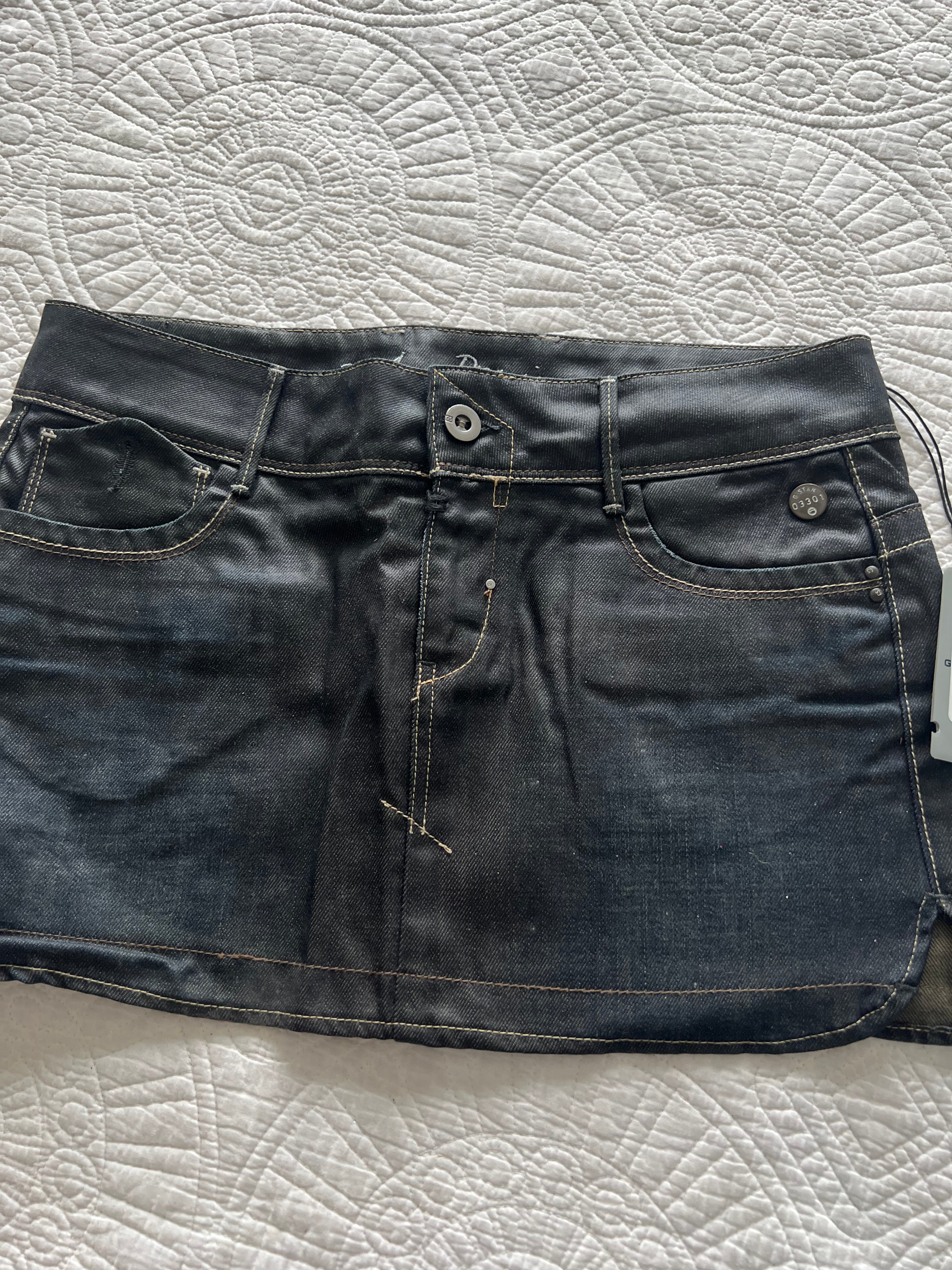 G star demin mini skirt