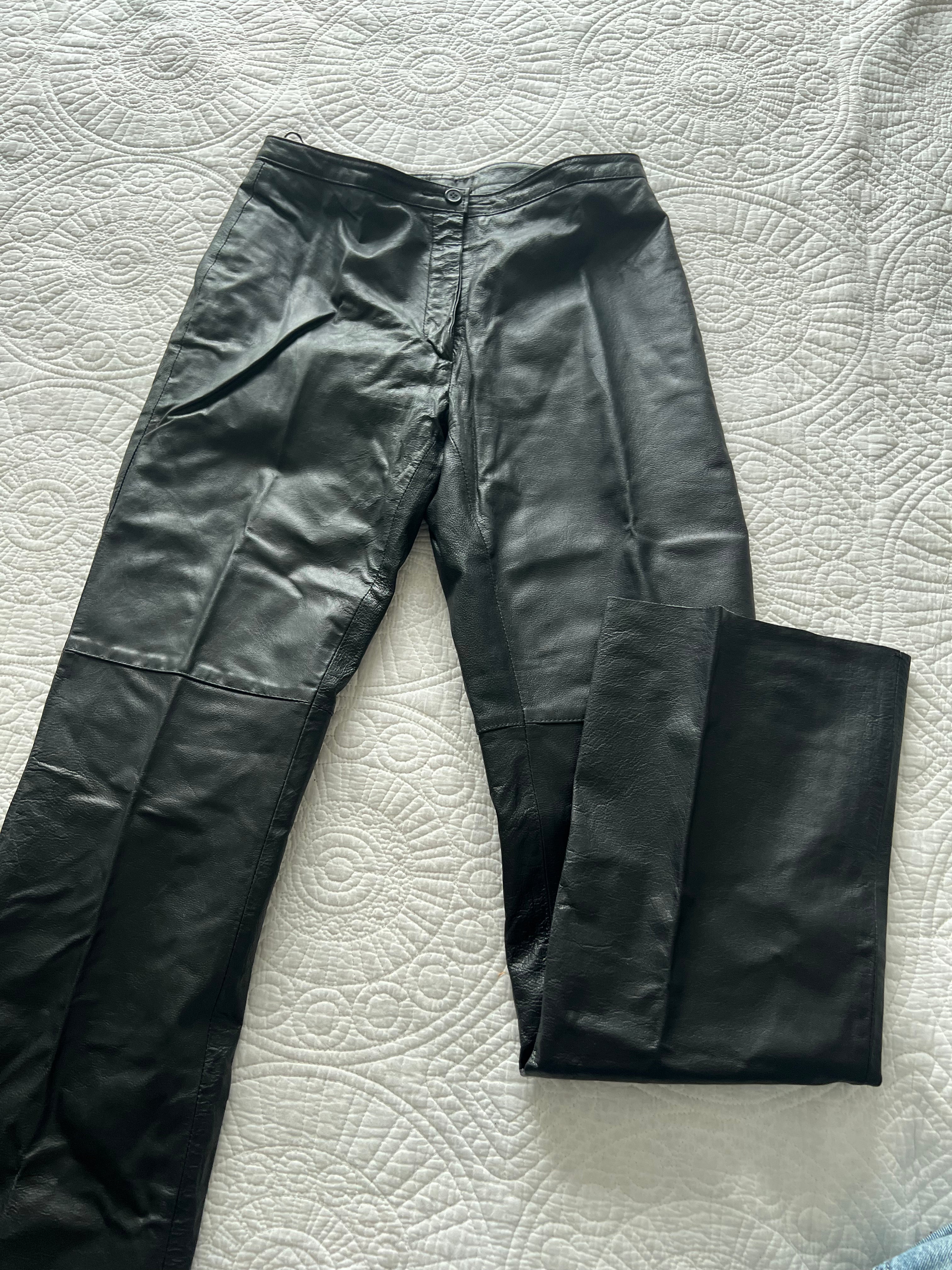 Leather trousers