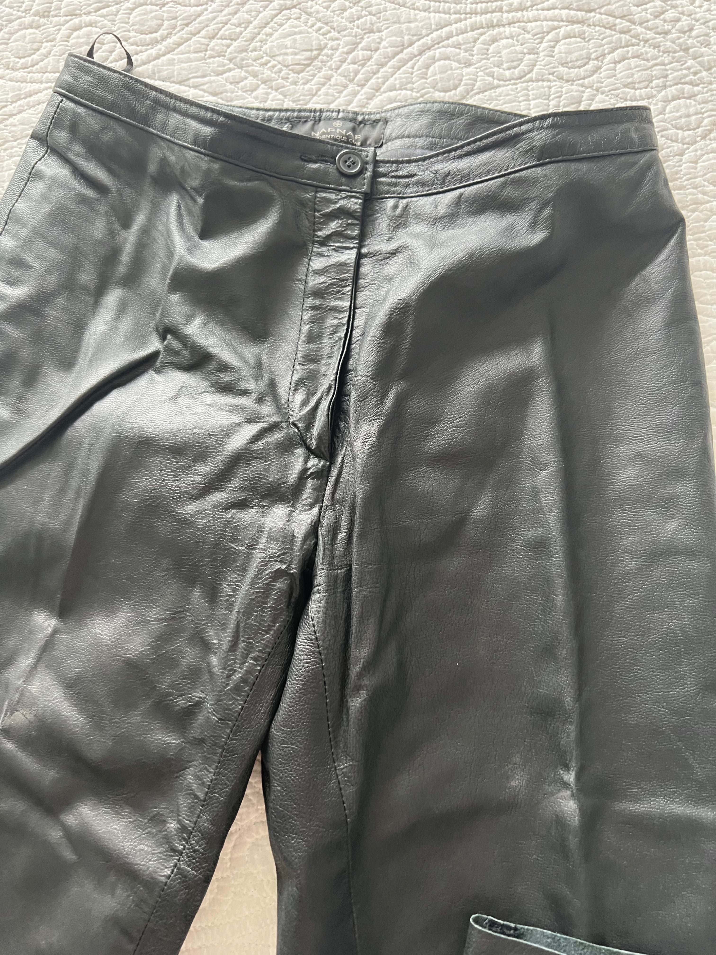 Leather trousers