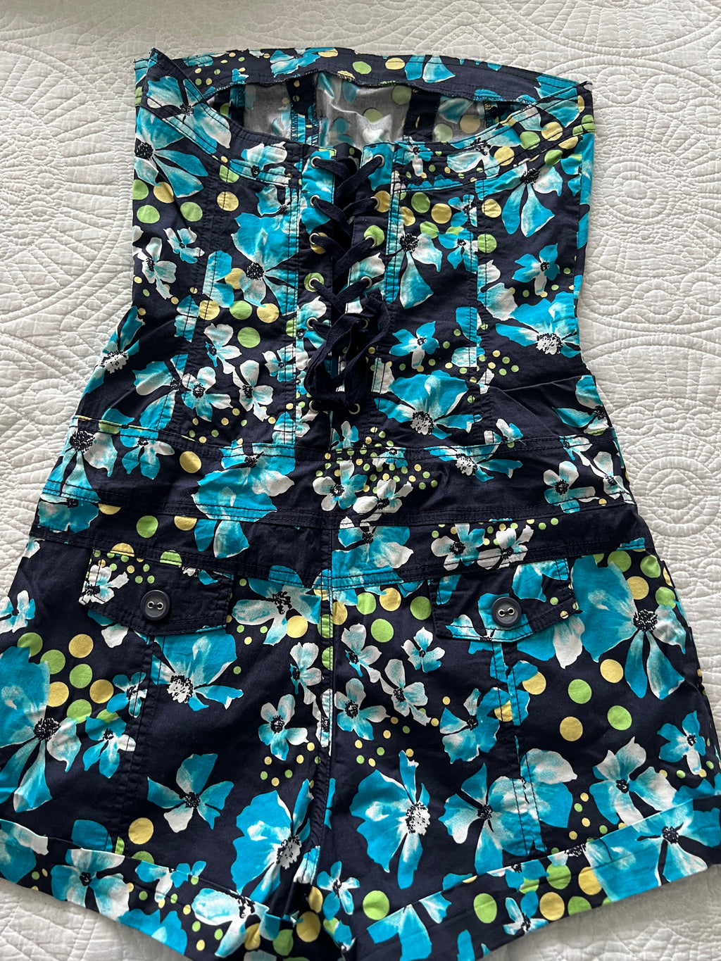 Blue romper