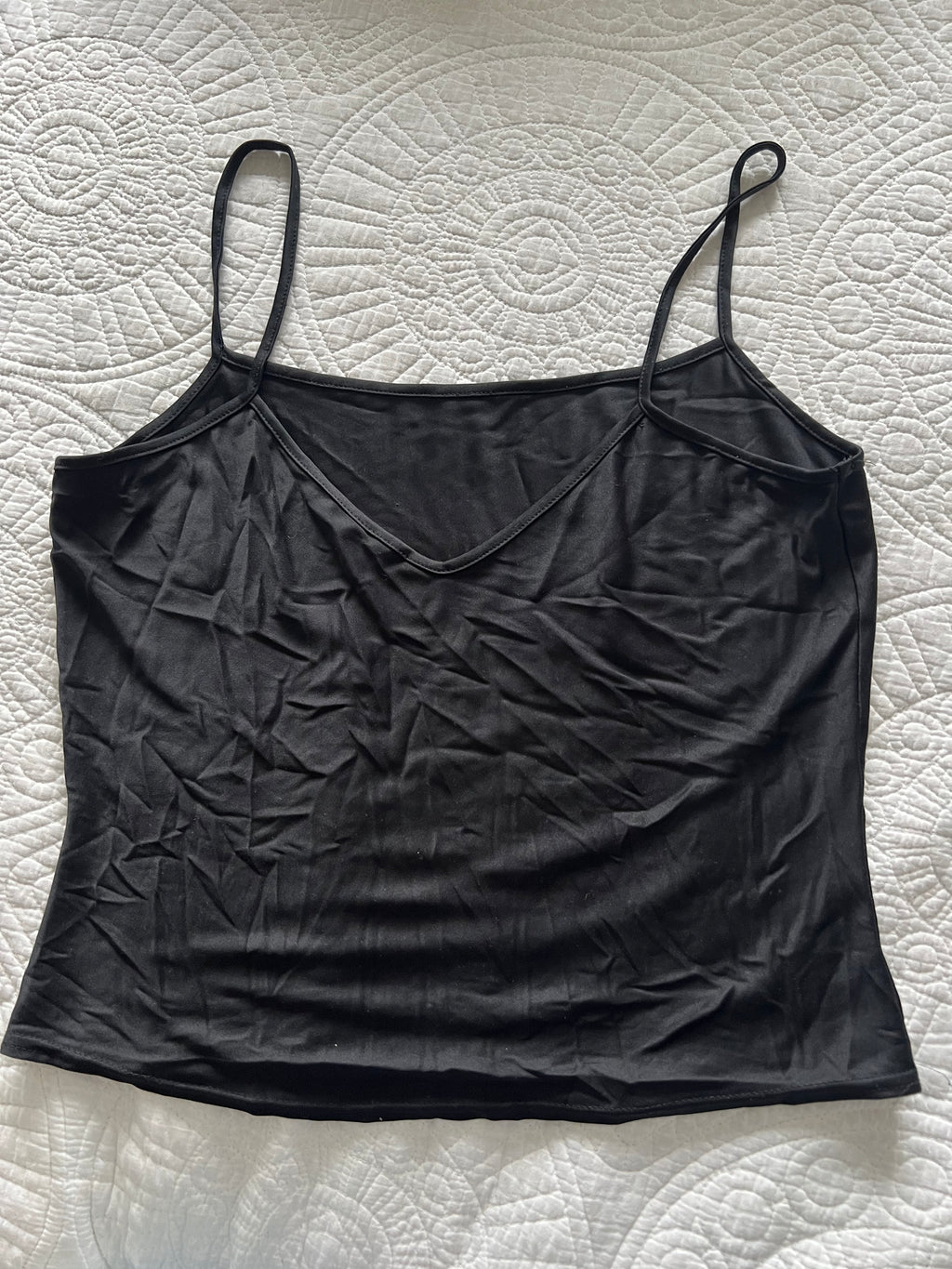 Black crop top