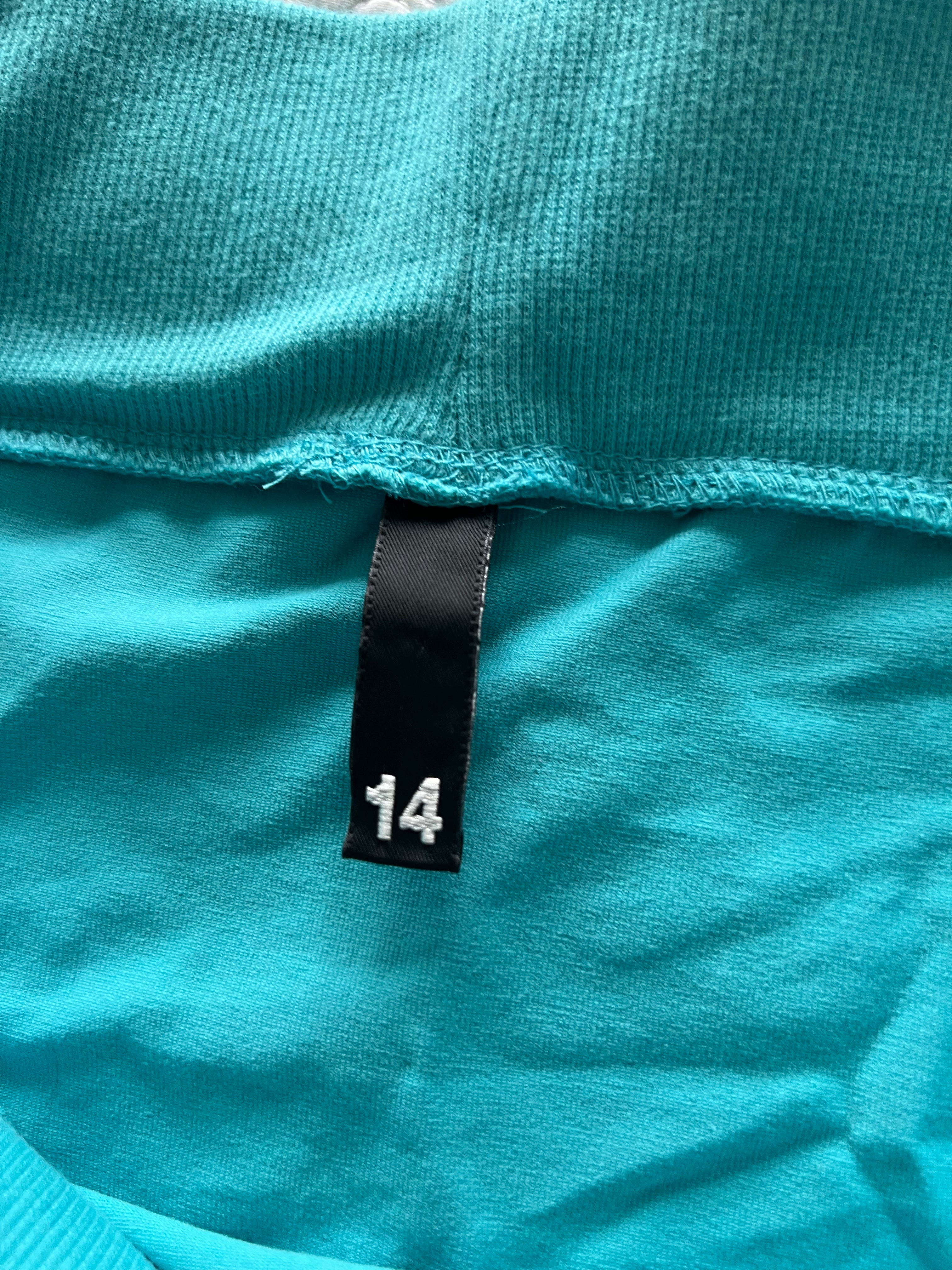 Blue mini skirt