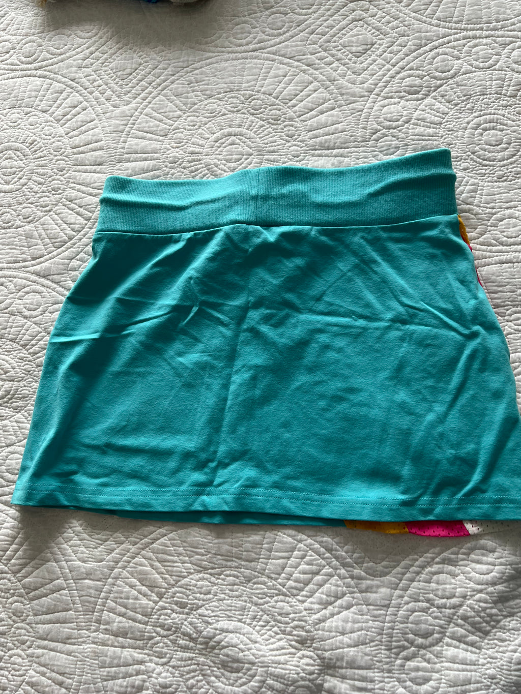 Blue mini skirt