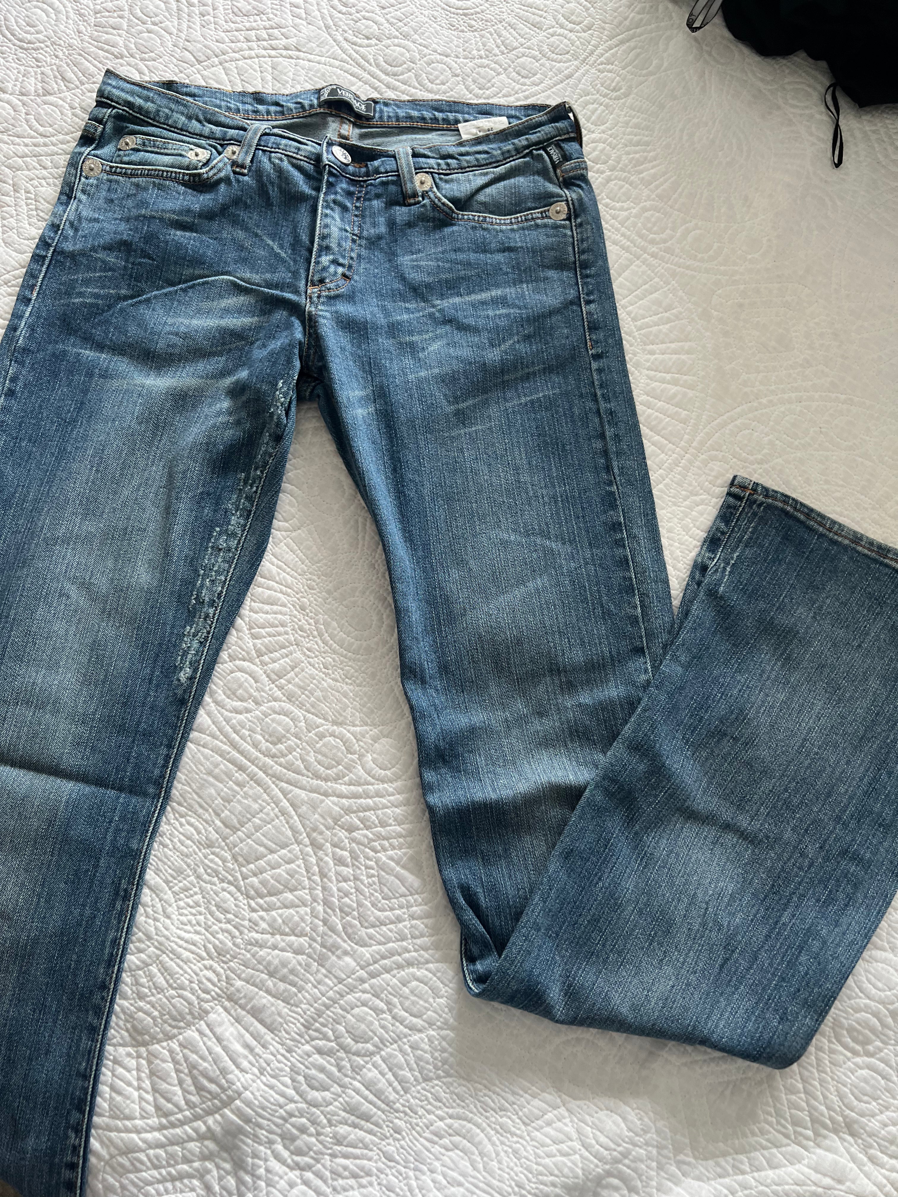 Versace low wasisted jeans