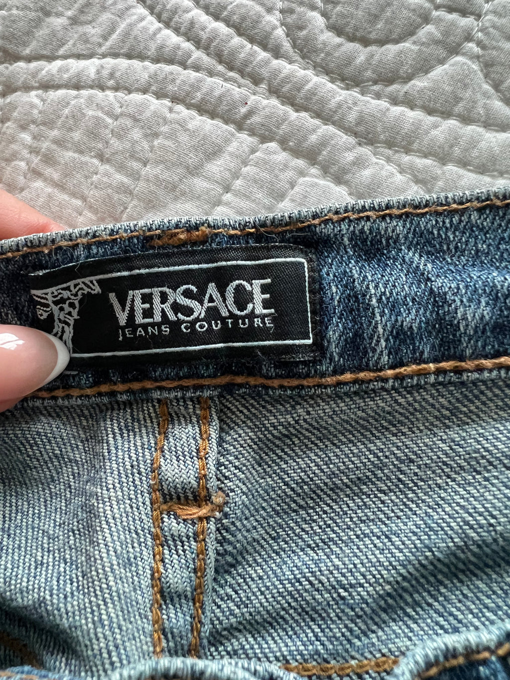 Versace low wasisted jeans