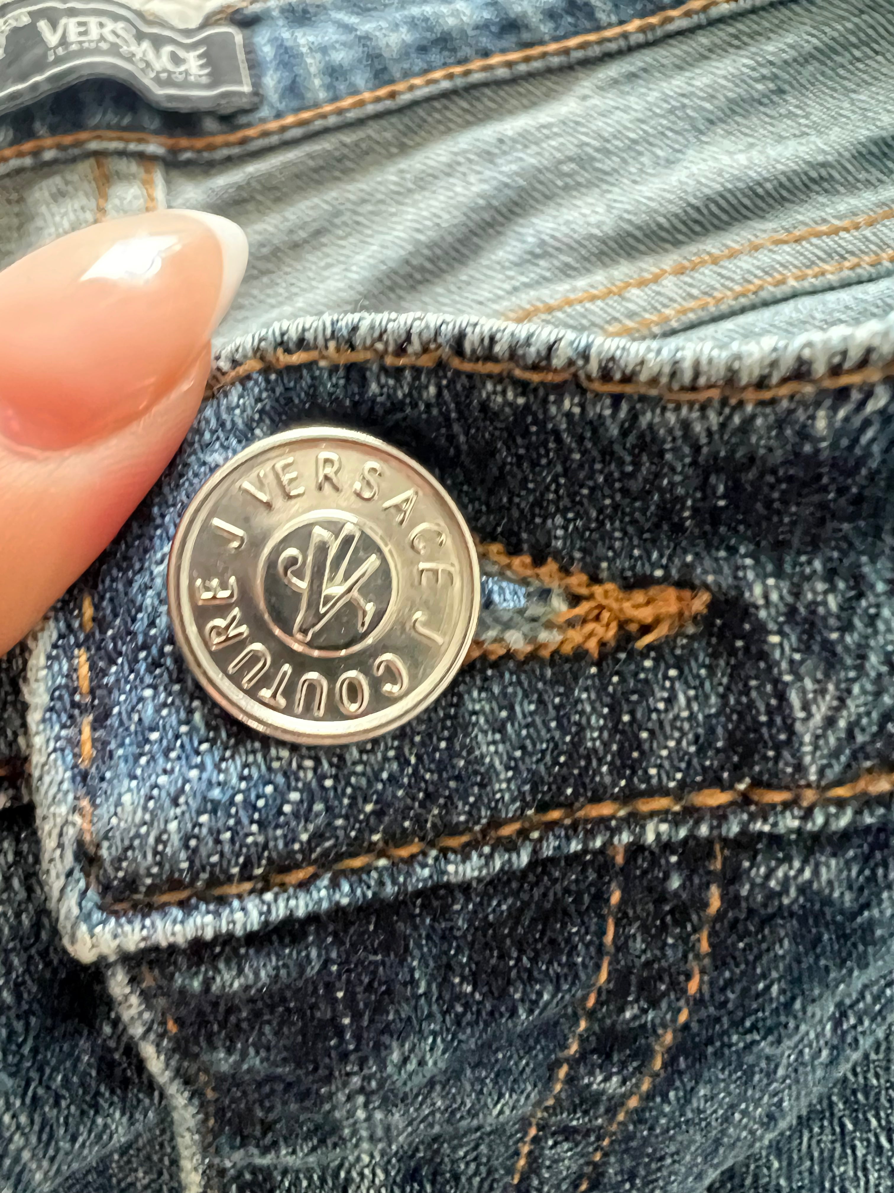 Versace low wasisted jeans