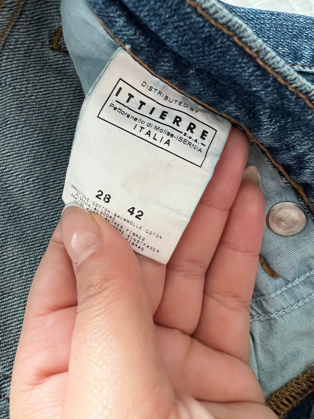 Versace low wasisted jeans