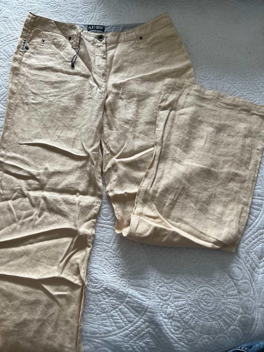 Beige Armani Jeans