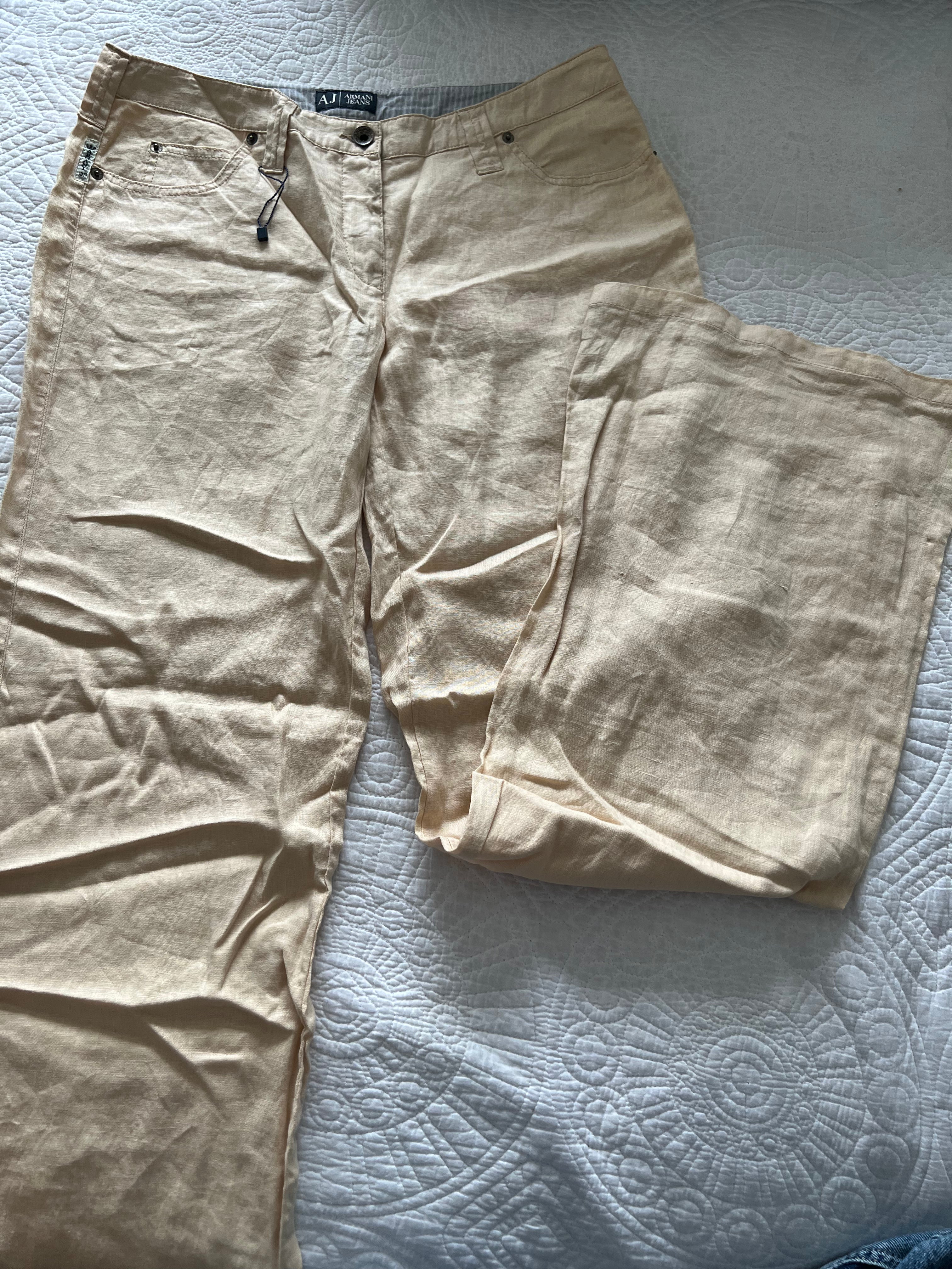 Beige Armani Jeans