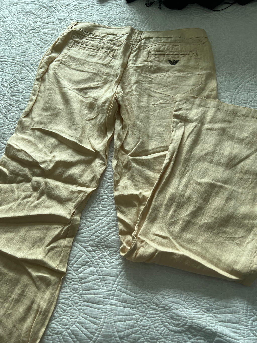 Beige Armani Jeans