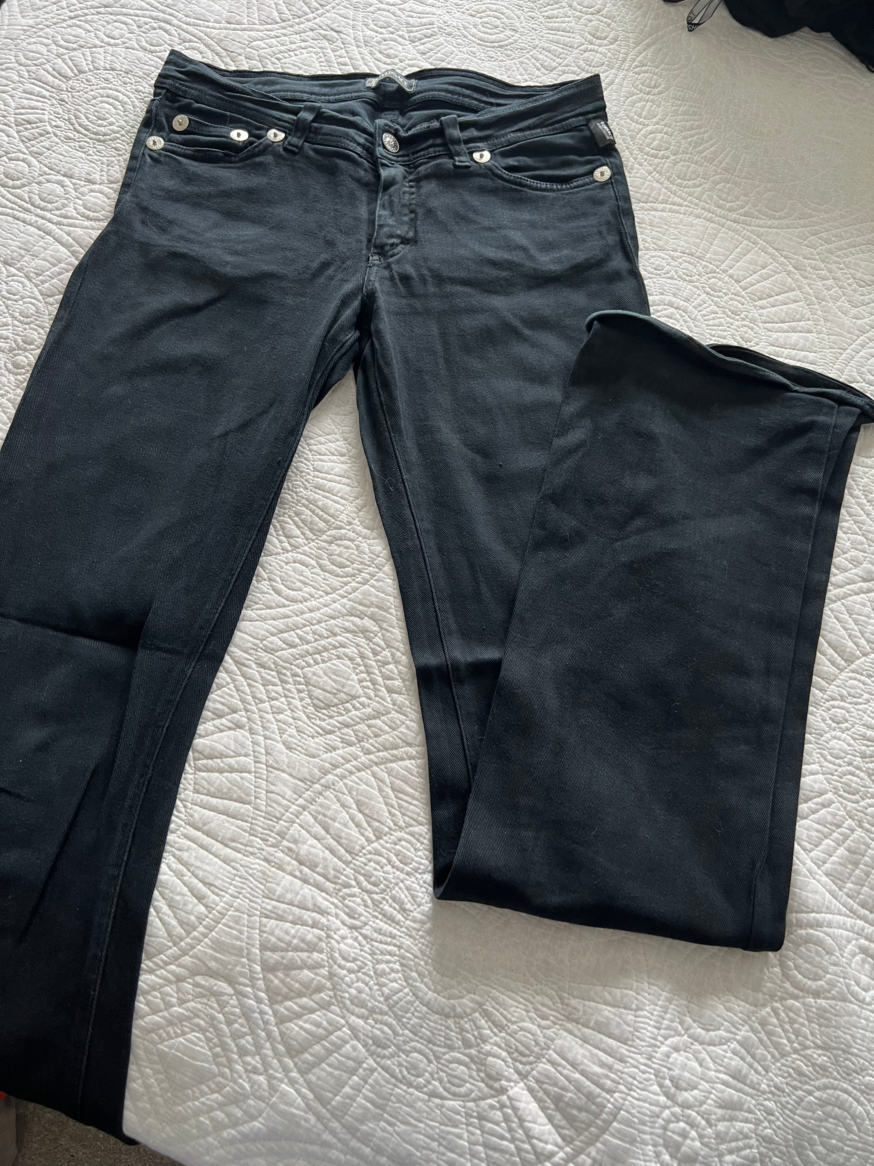 Versace black jeans