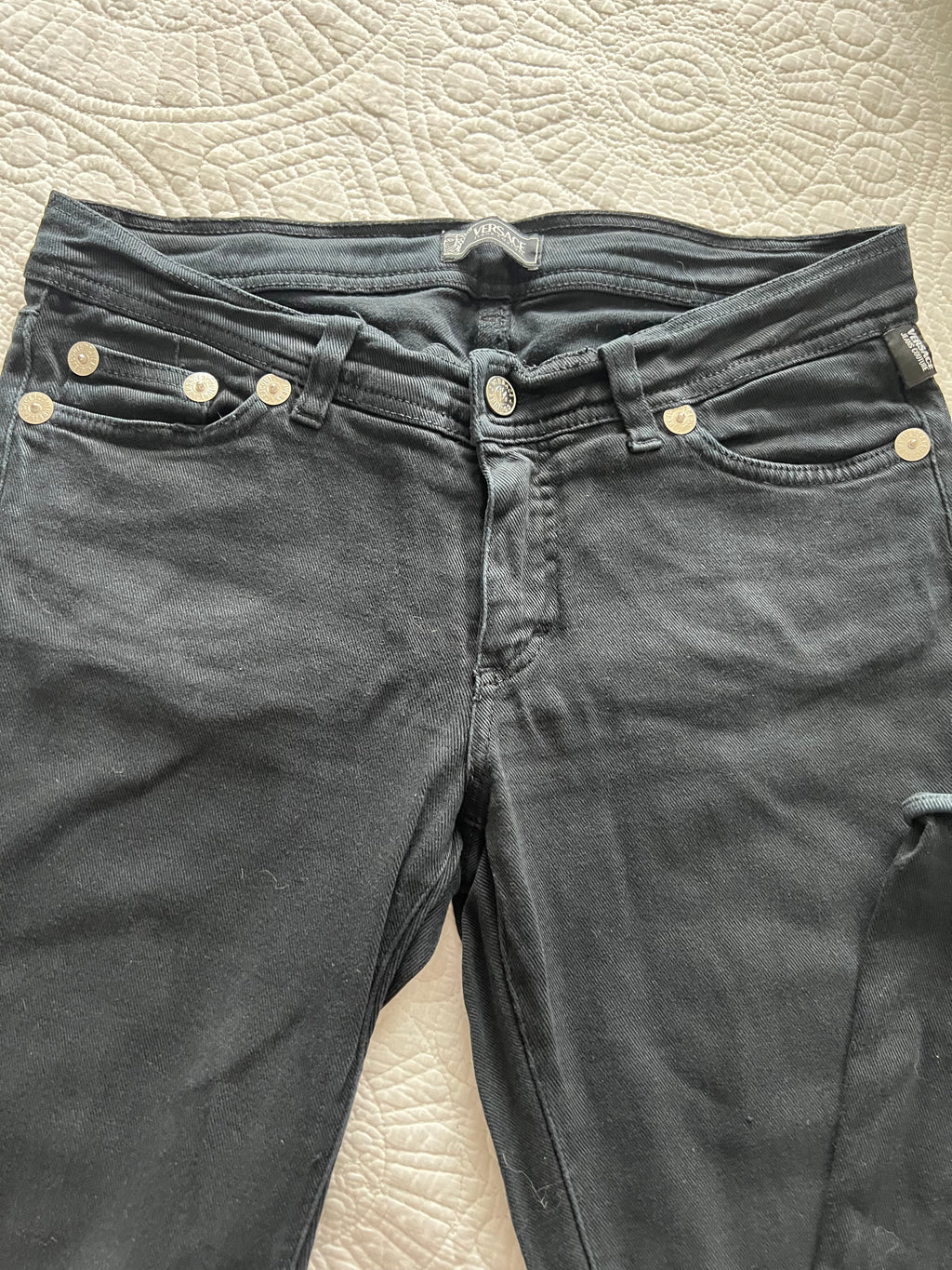 Versace black jeans