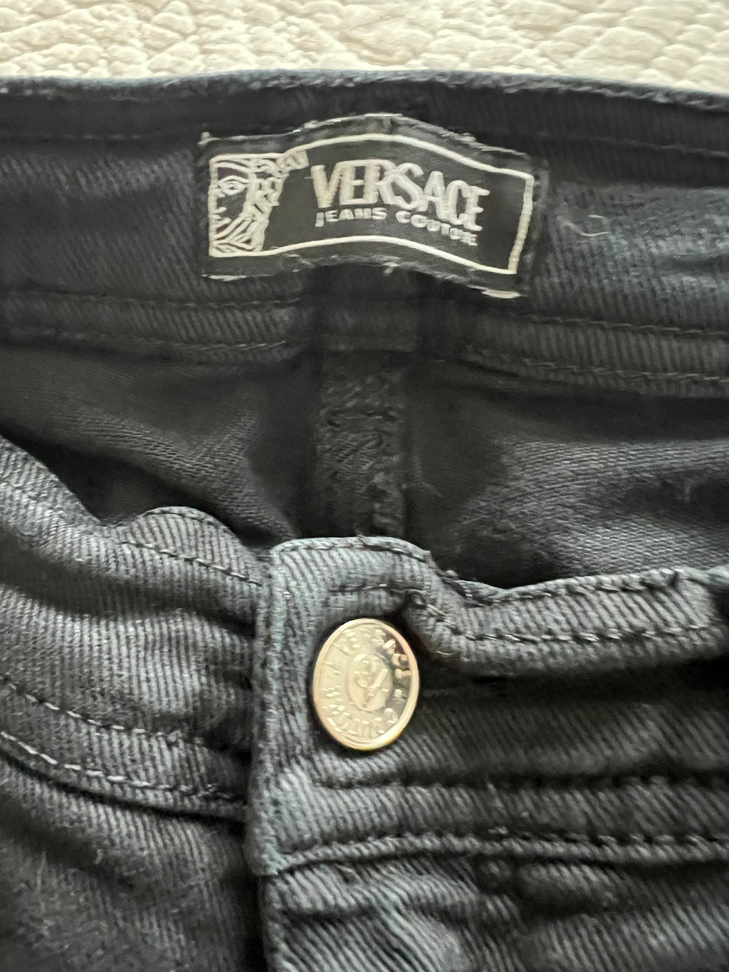 Versace black jeans