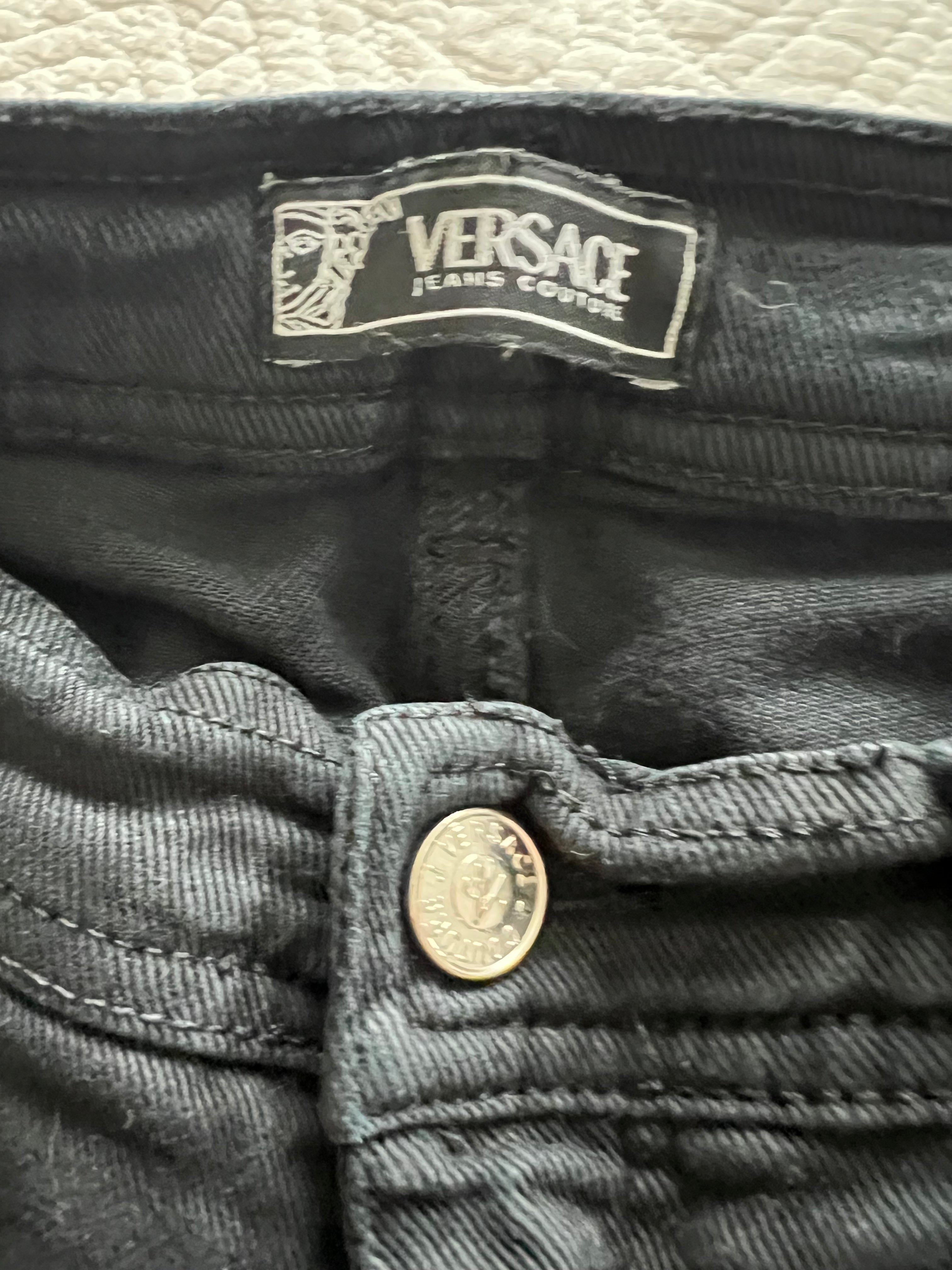 Versace black jeans