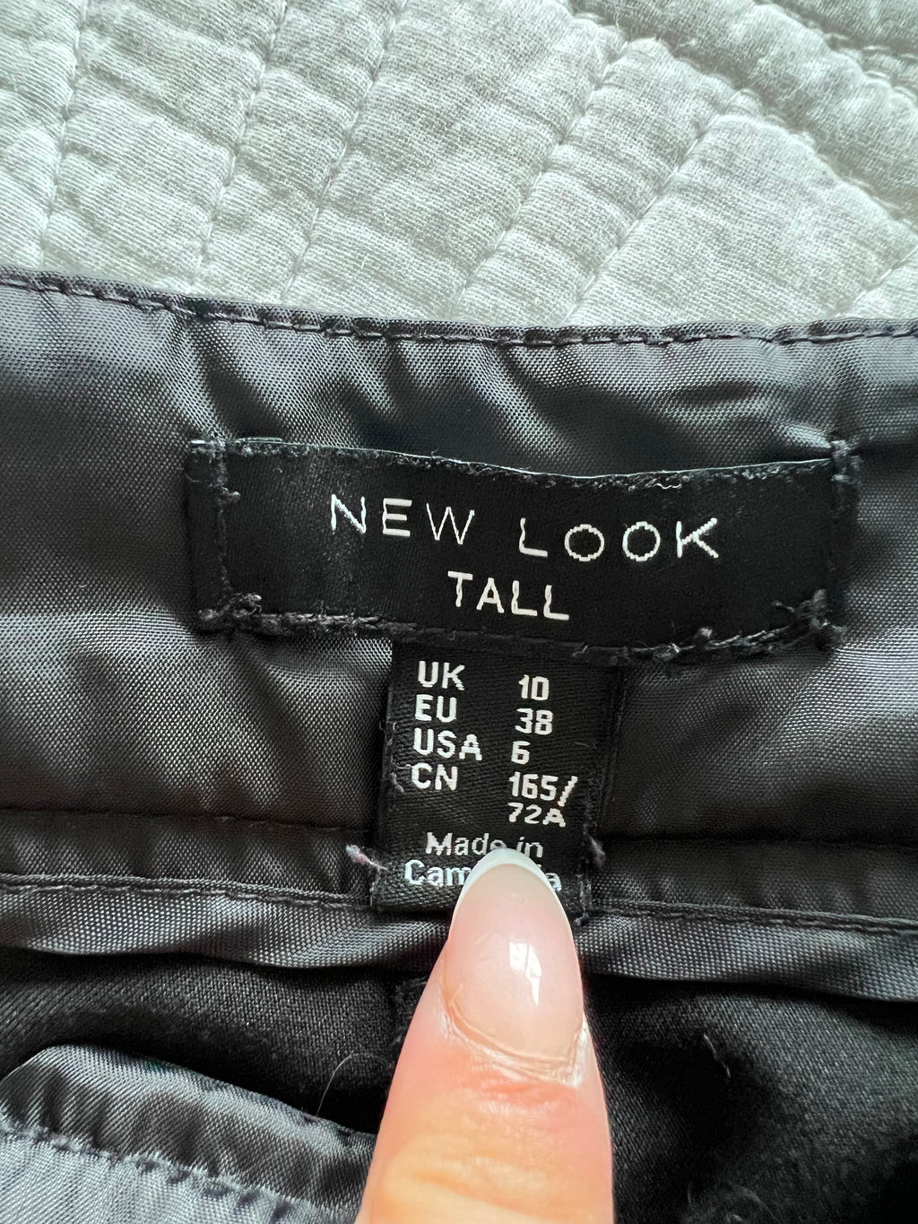 Black trousers / Tall