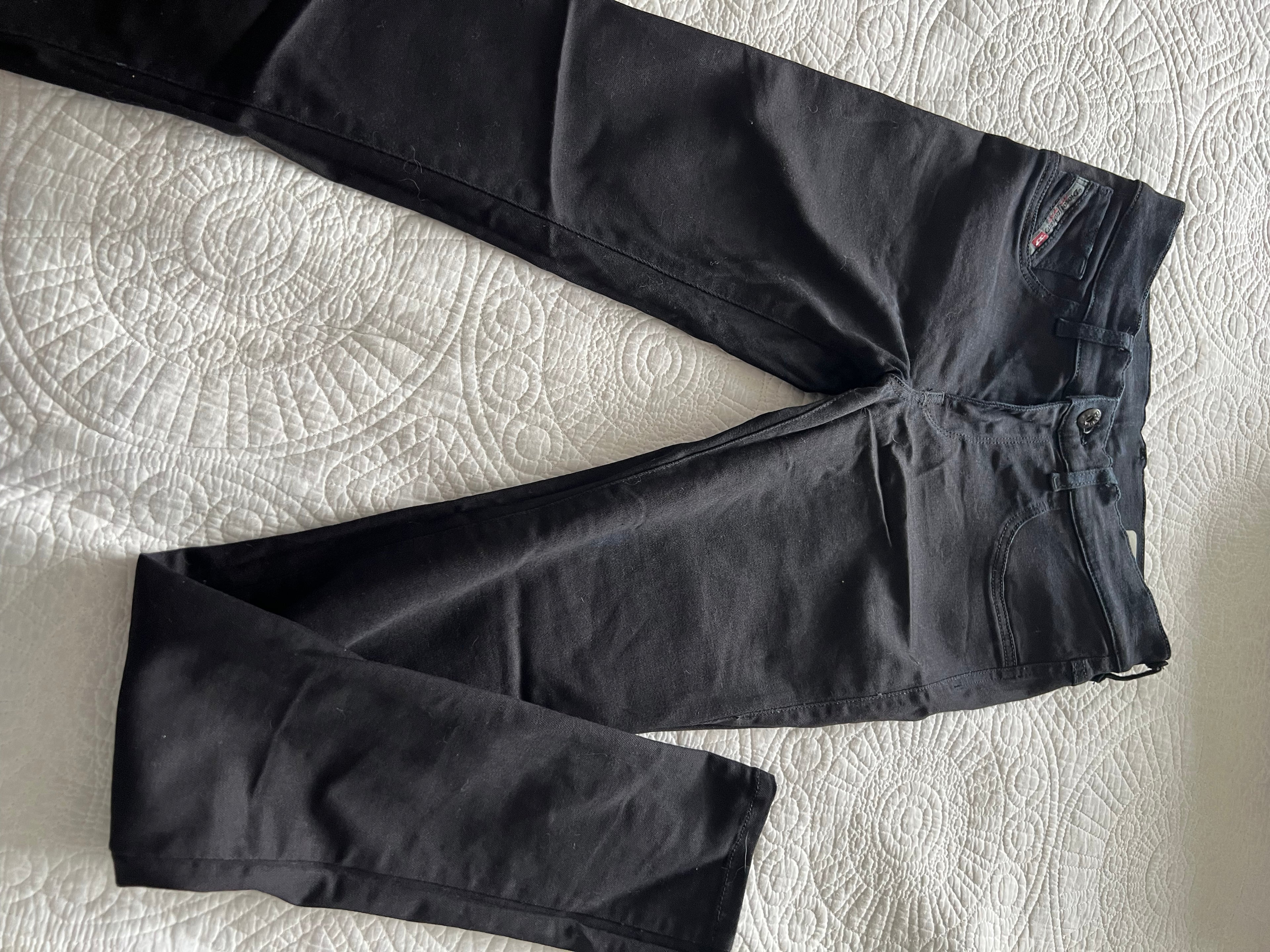 Black Diesel low waisted jeans