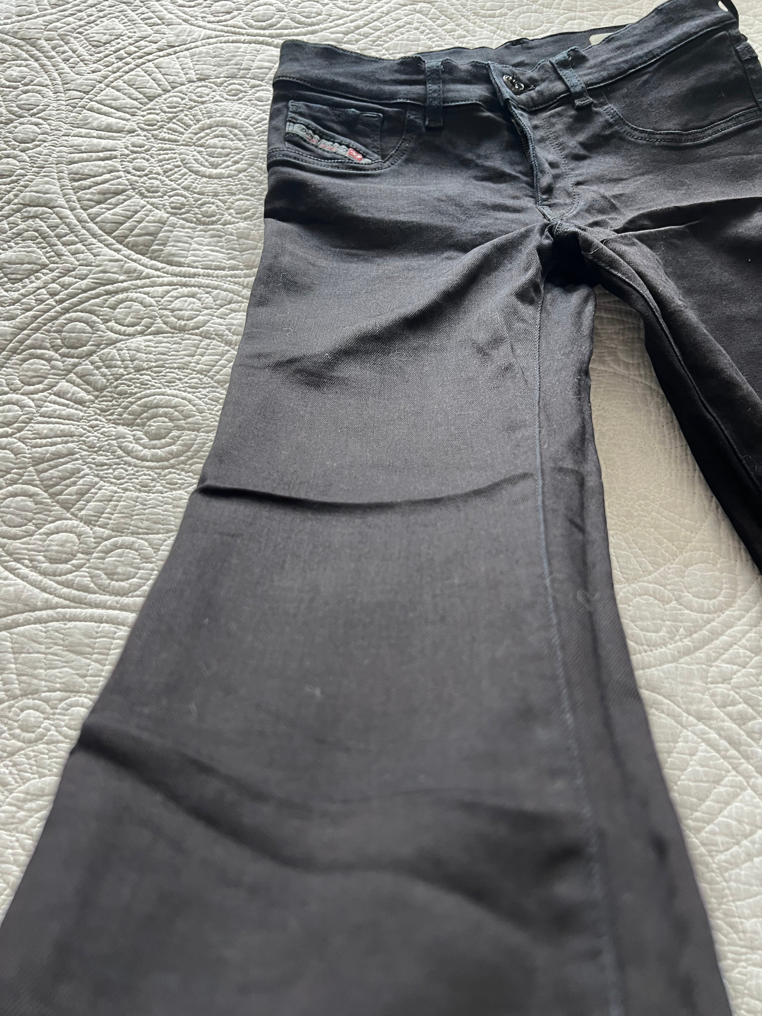 Black Diesel low waisted jeans