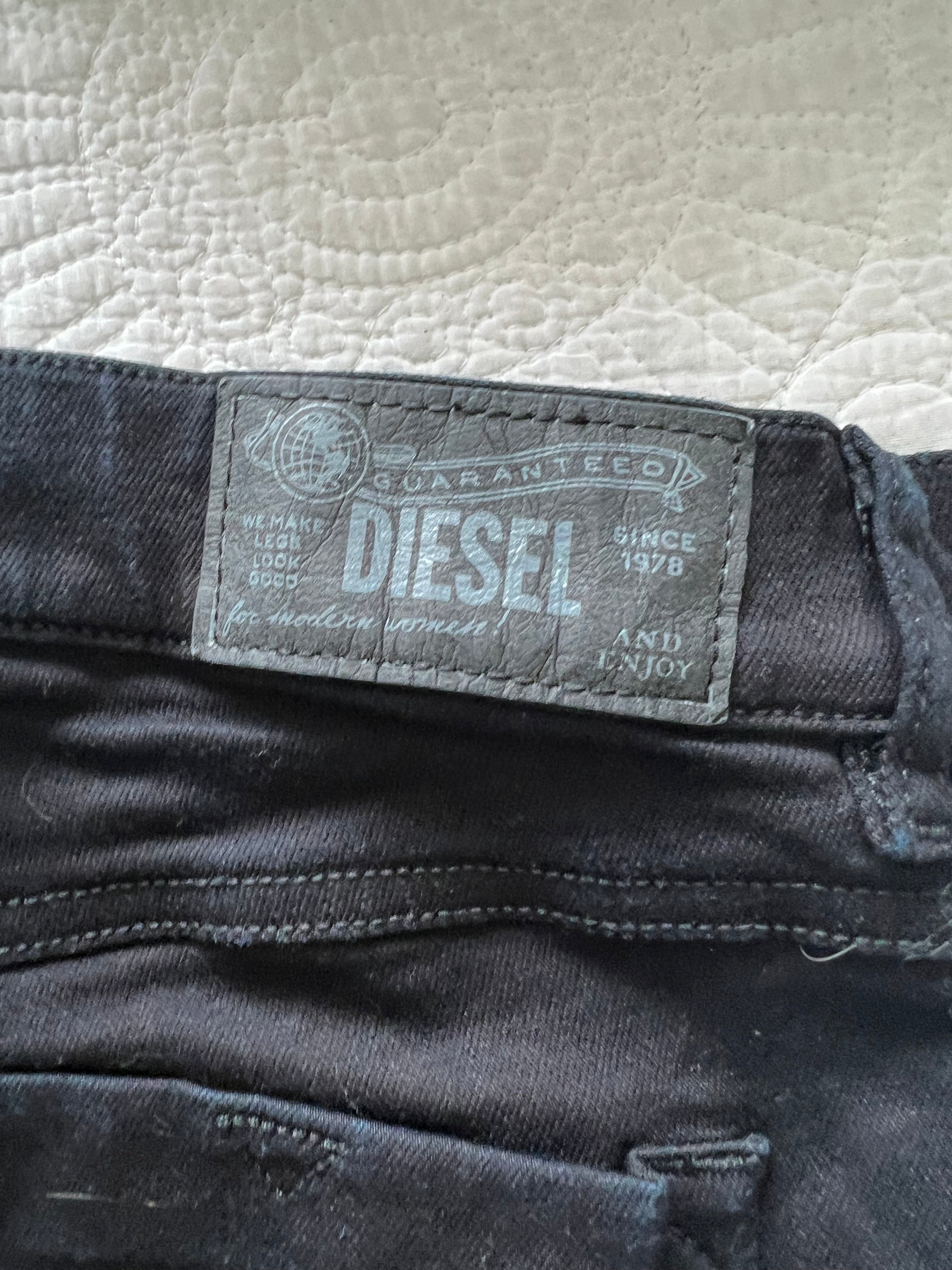 Black Diesel low waisted jeans