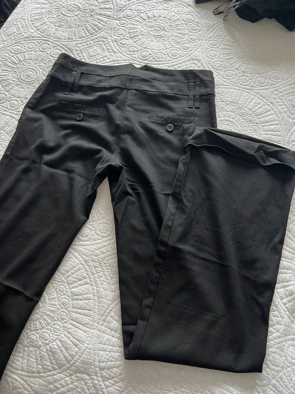 Black trousers