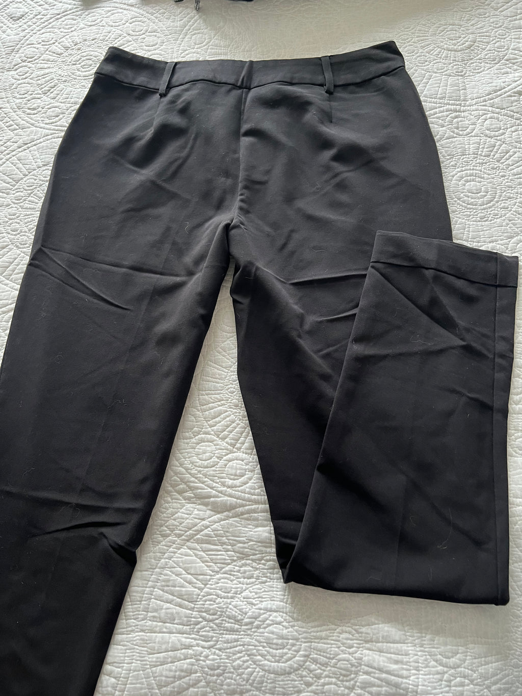 Tall black trousers