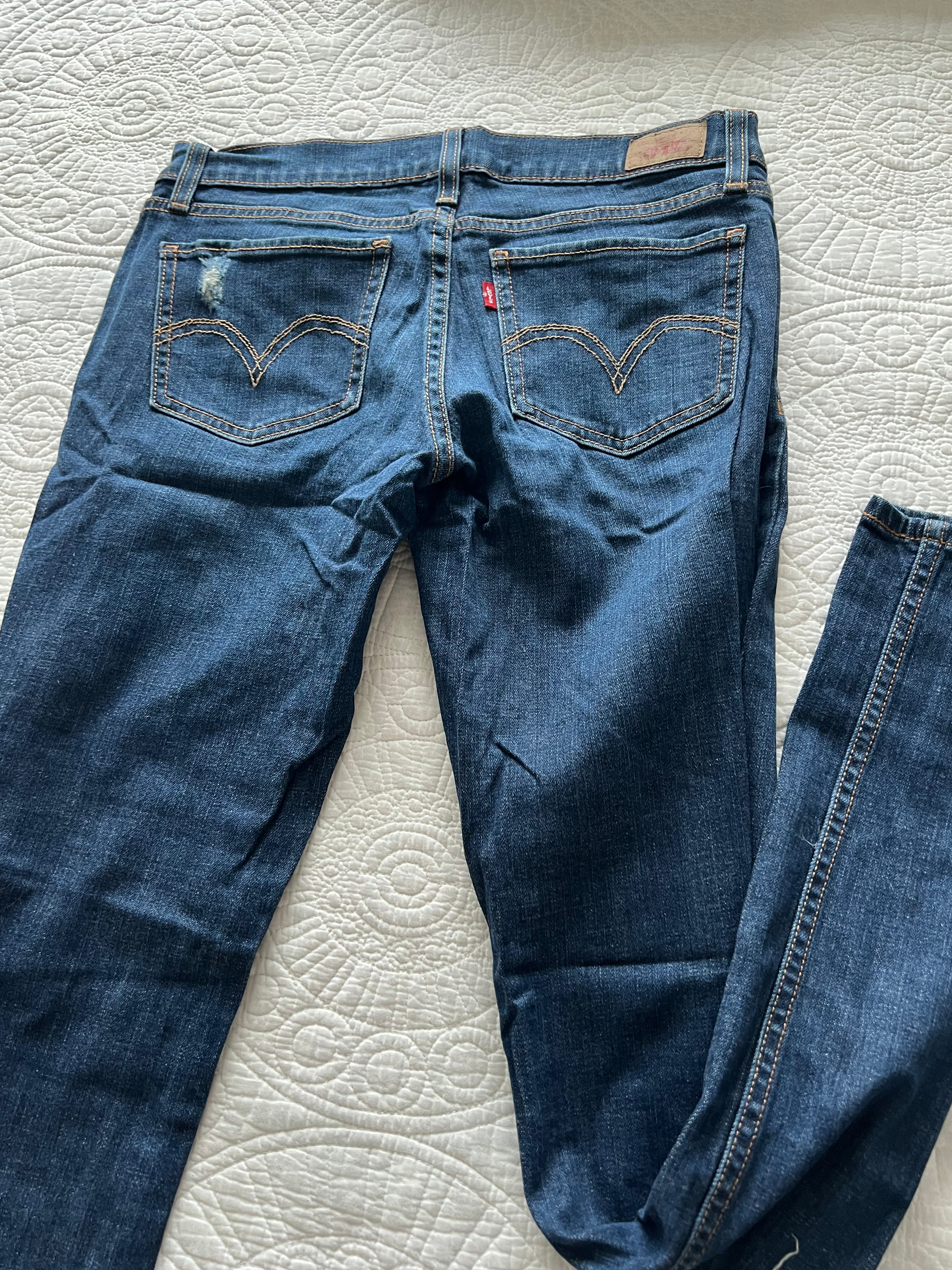 Levi's long skinny jeans