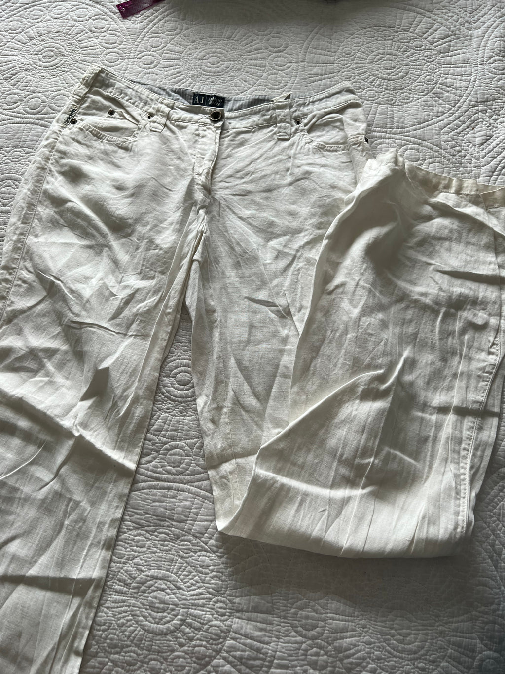 White Armani Jeans