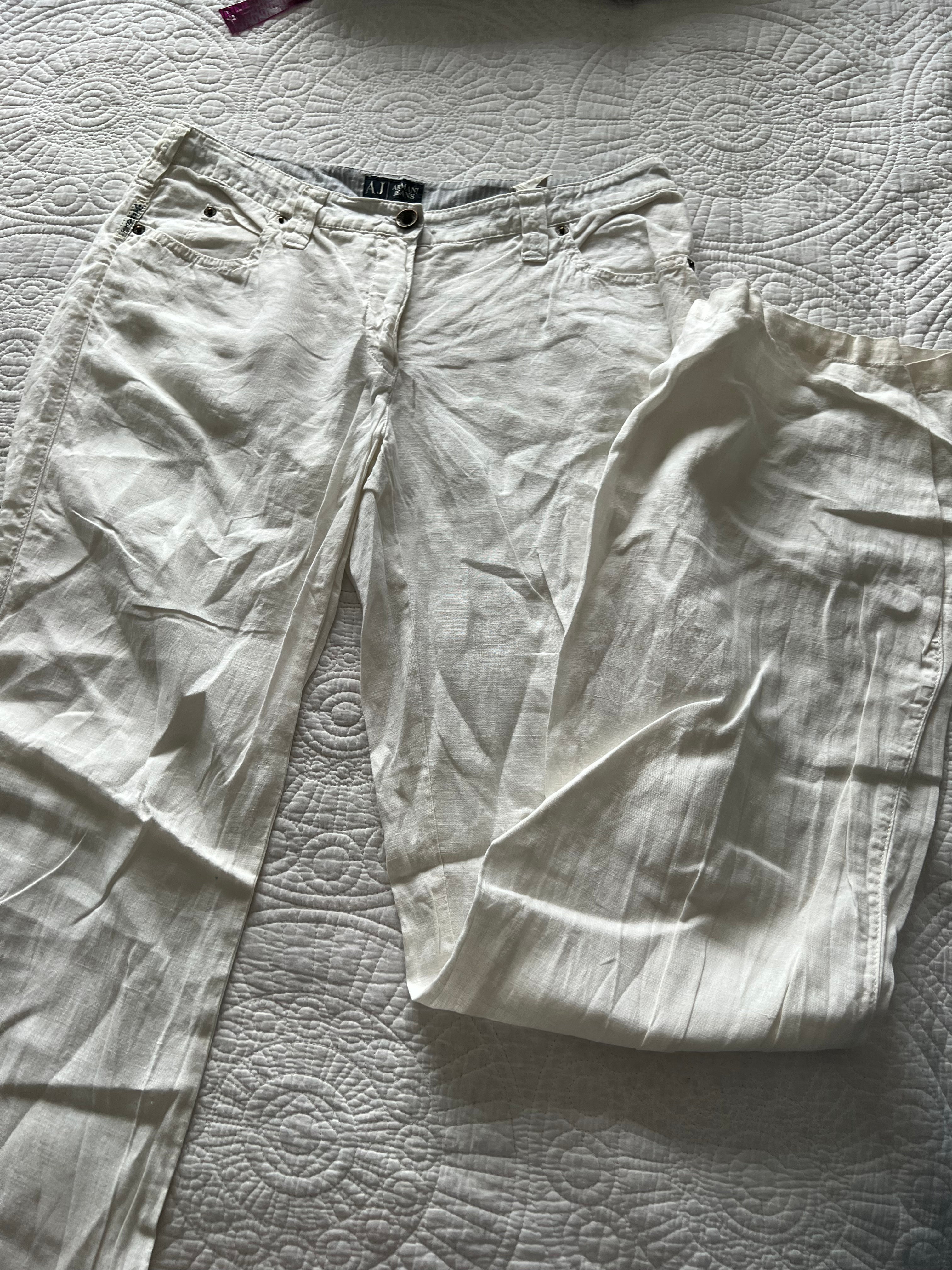 White Armani Jeans