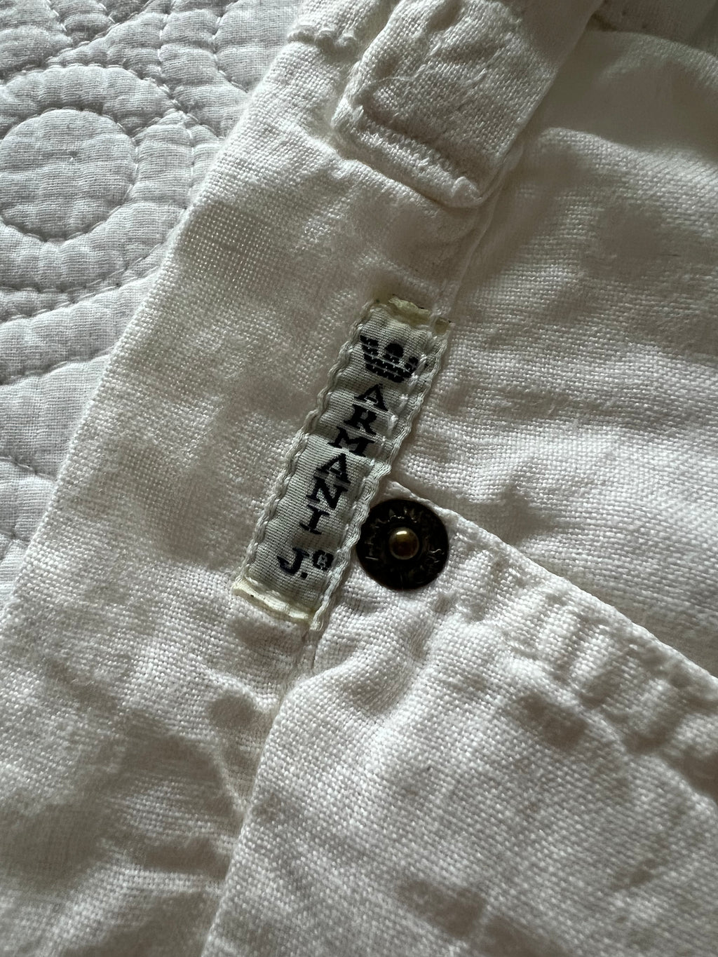 White Armani Jeans