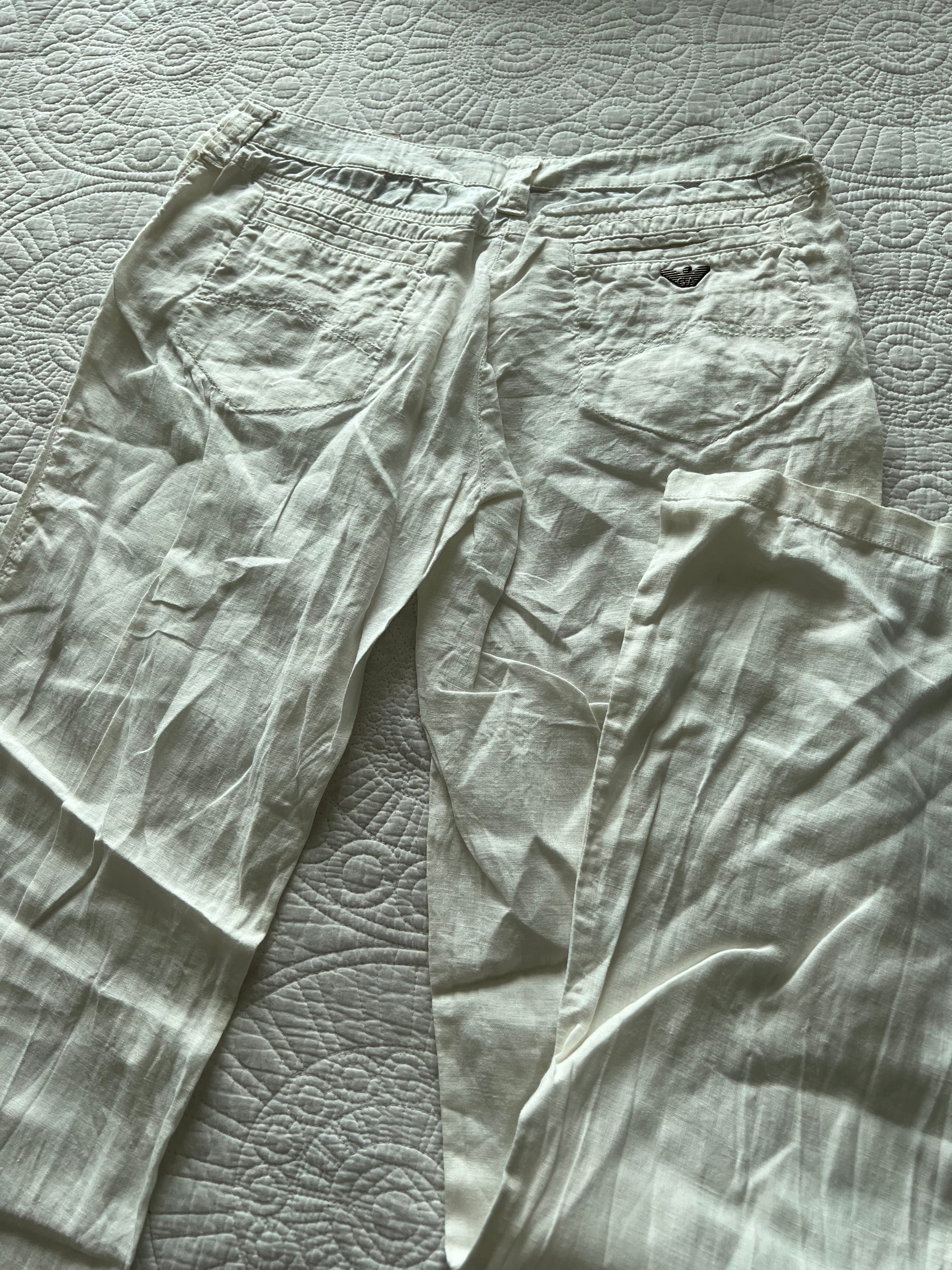 White Armani Jeans