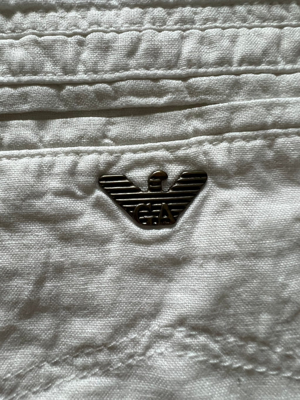 White Armani Jeans