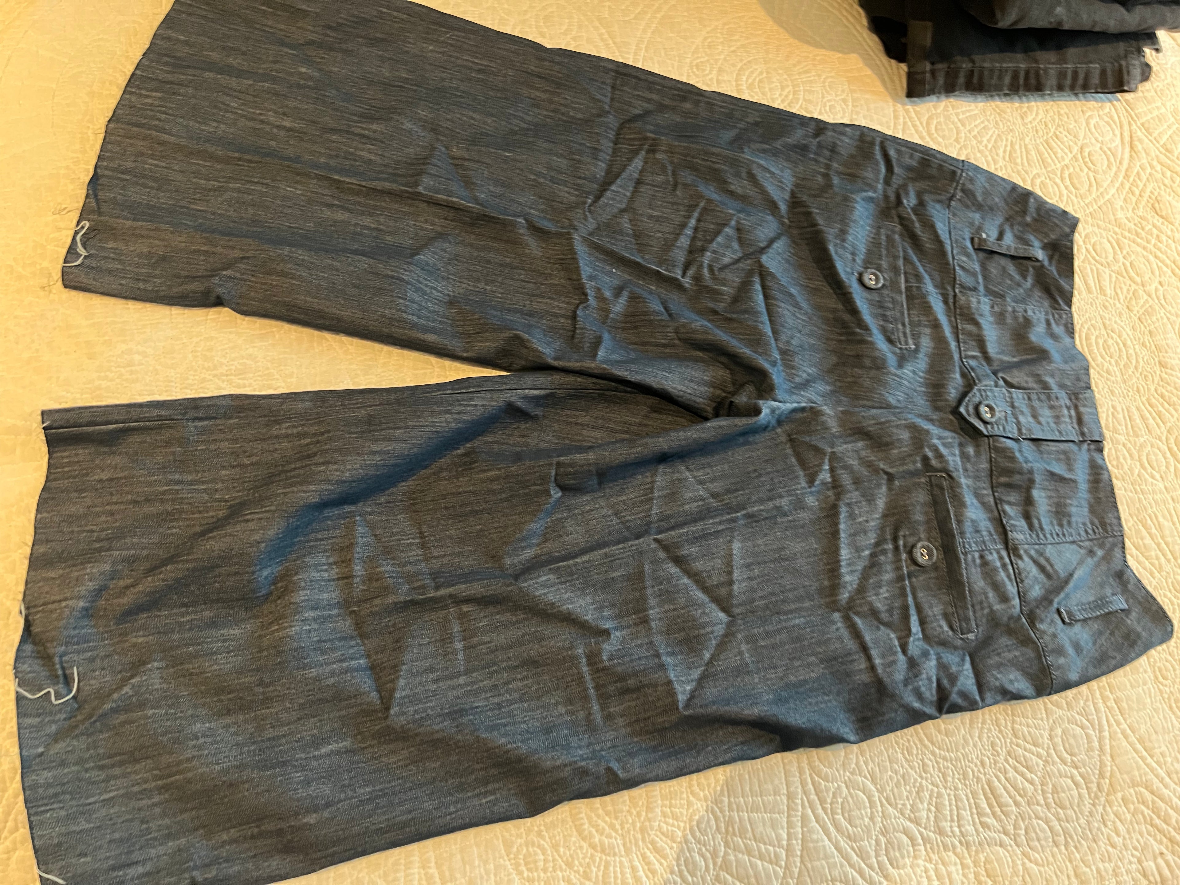 Grey, petite jorts