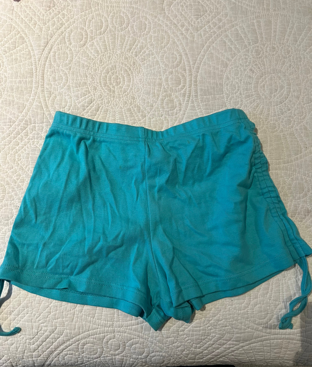 Blue booty shorts