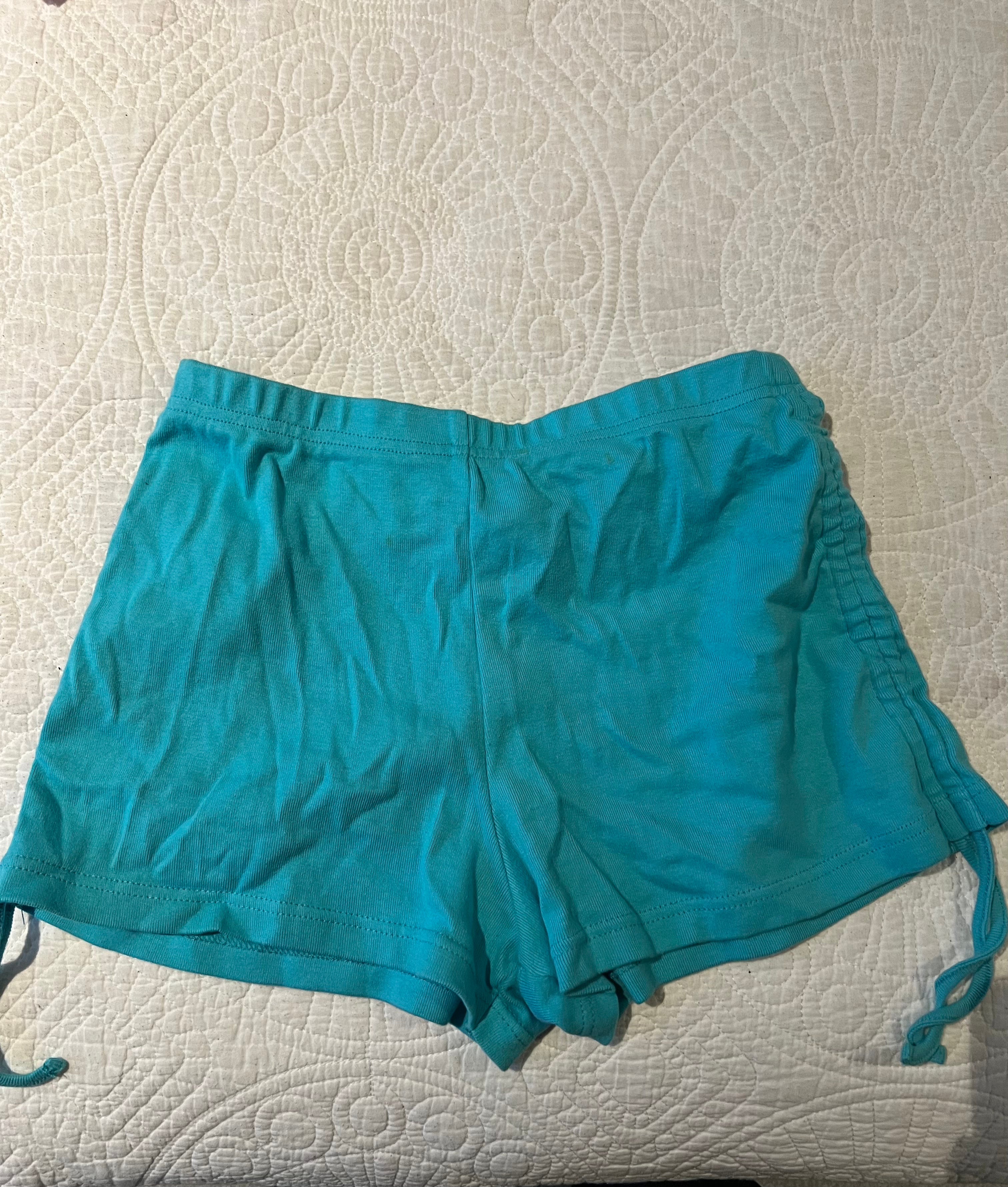 Blue booty shorts