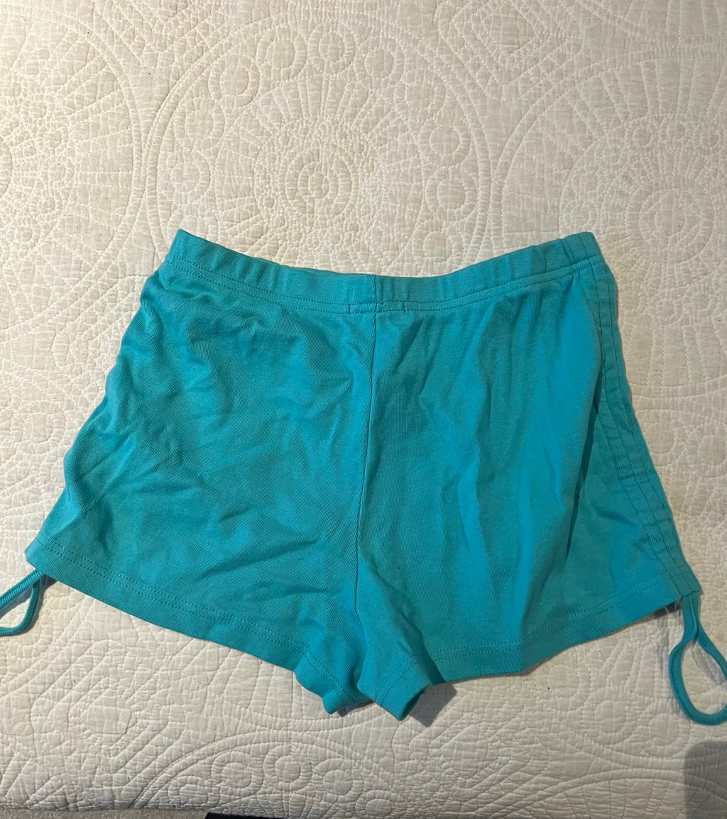 Blue booty shorts