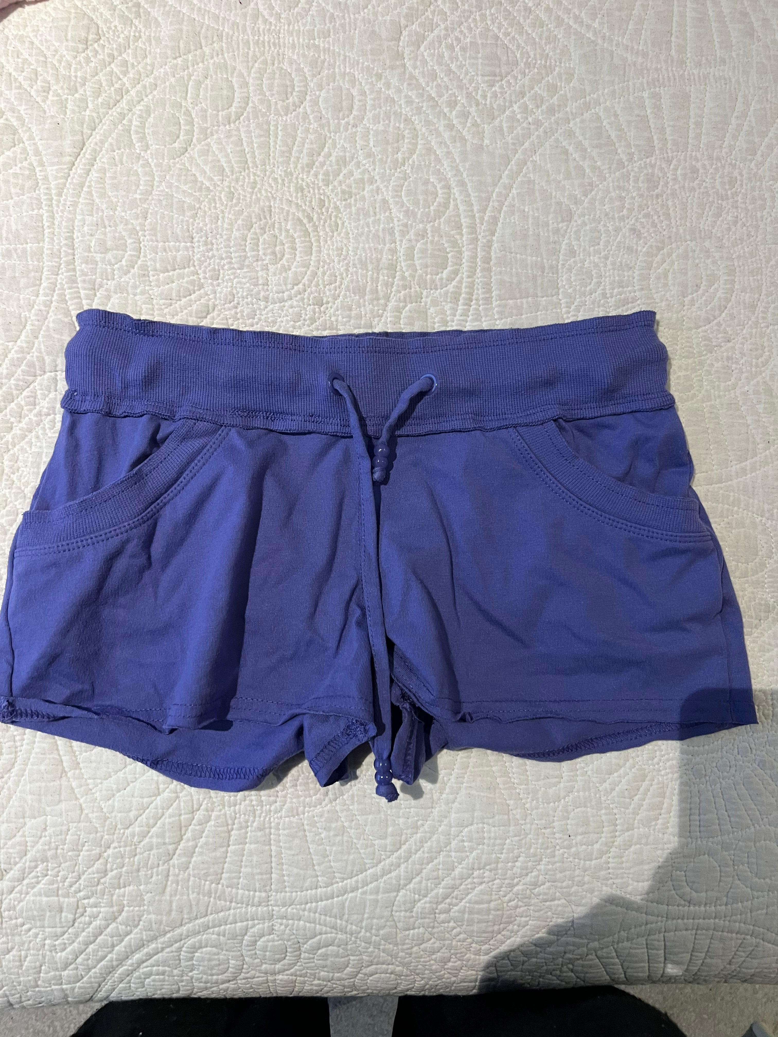 Purple booty shorts