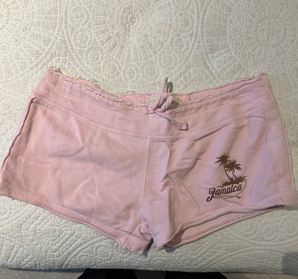Pink booty shorts