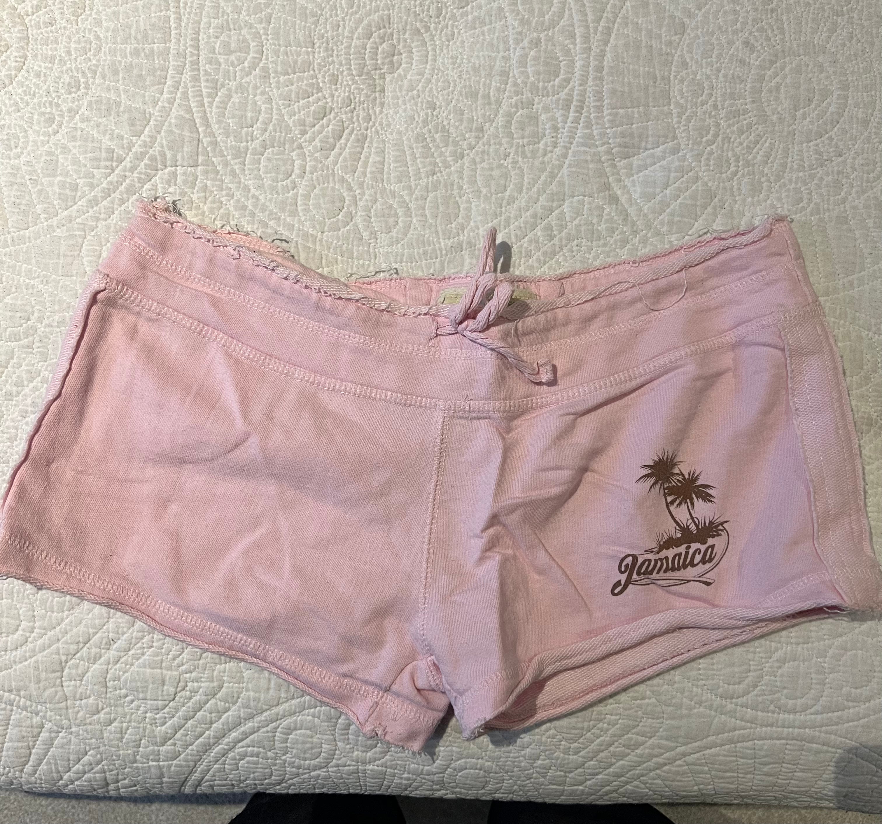 Pink booty shorts