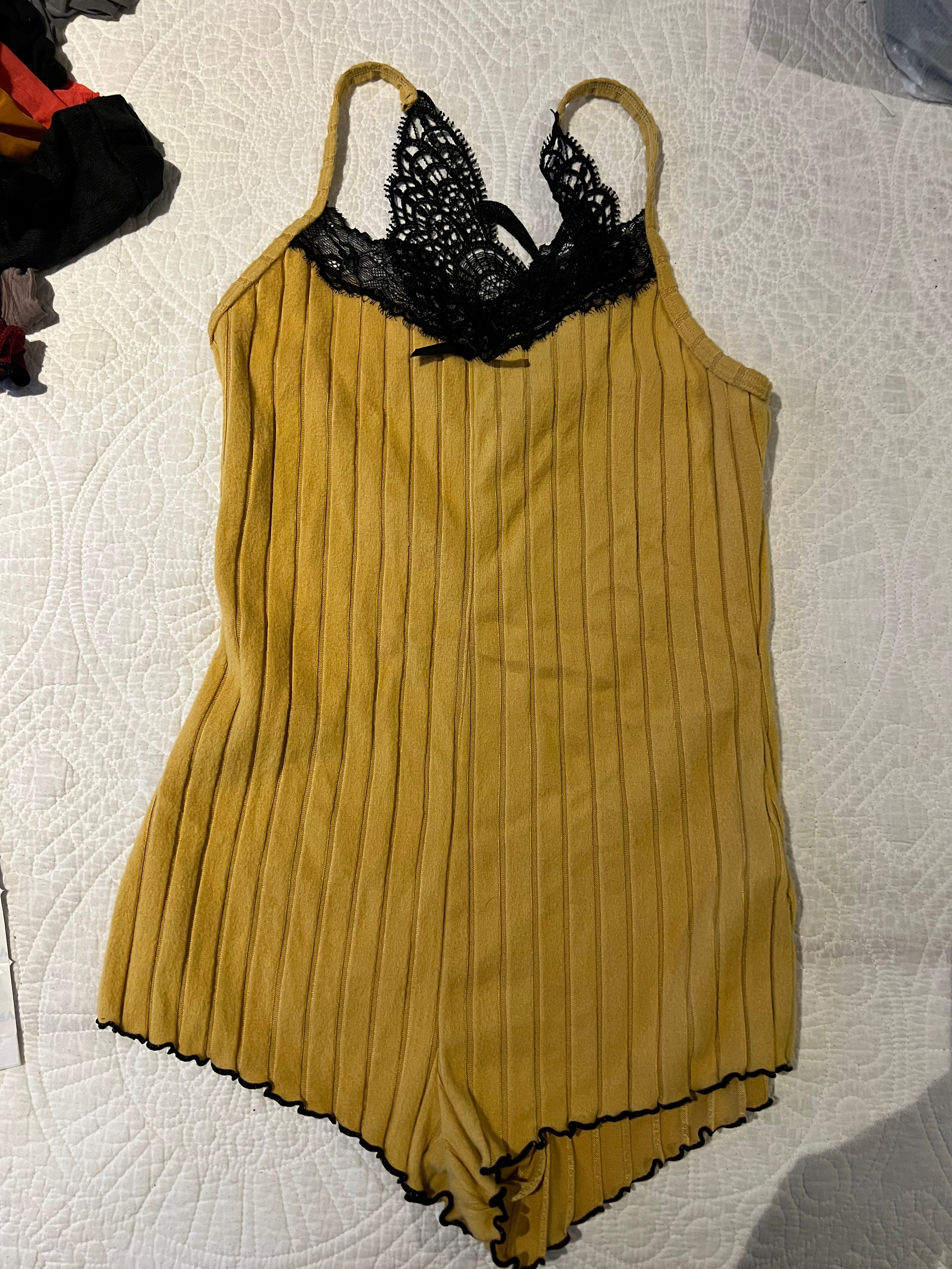 Yellow romper