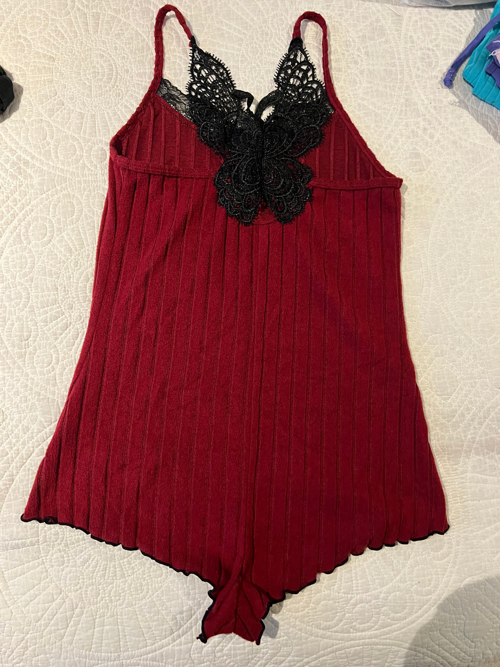 Red romper