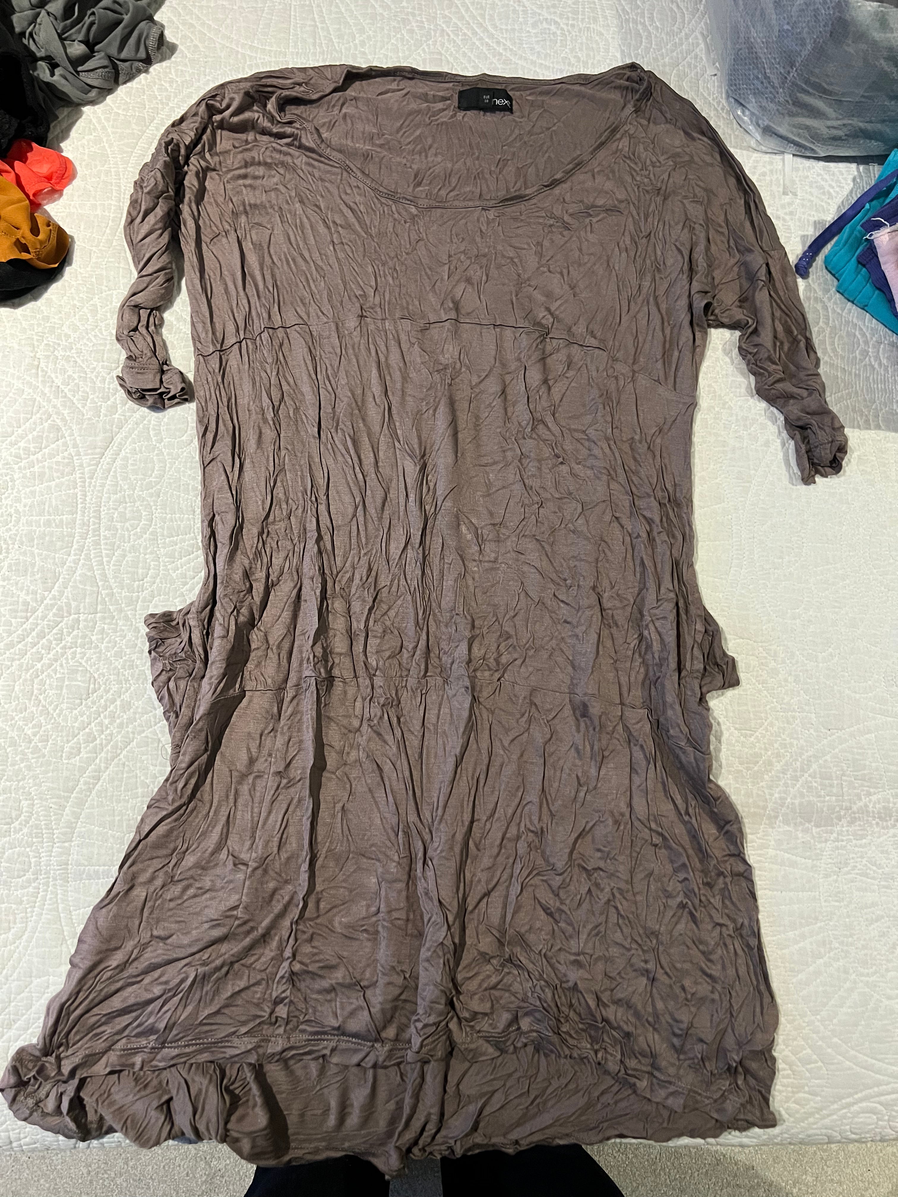 Brown top dress